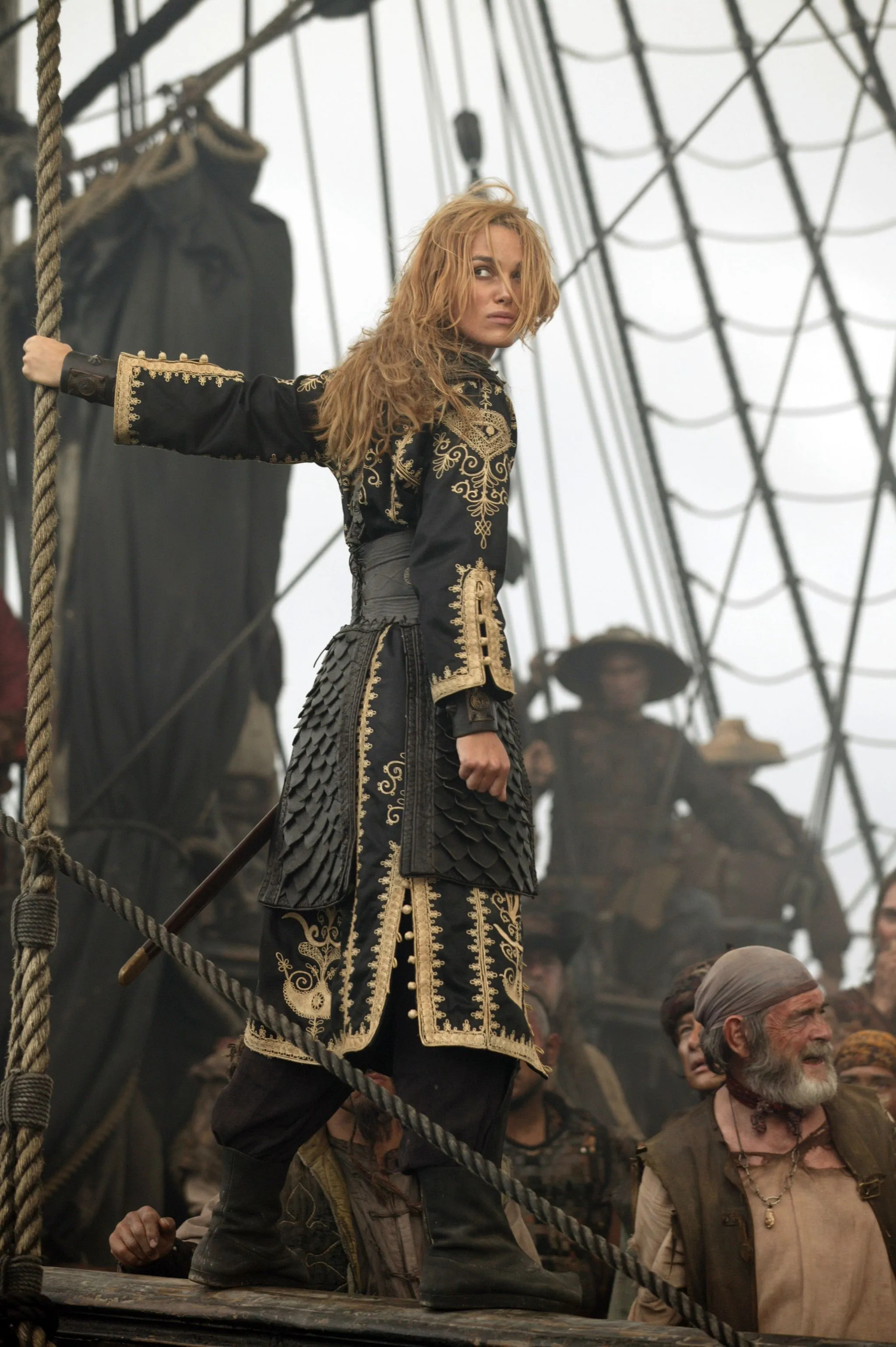 Keira Knightley, Pirates of the Caribbean, Uprising, Fans, 2050x3080 HD Phone