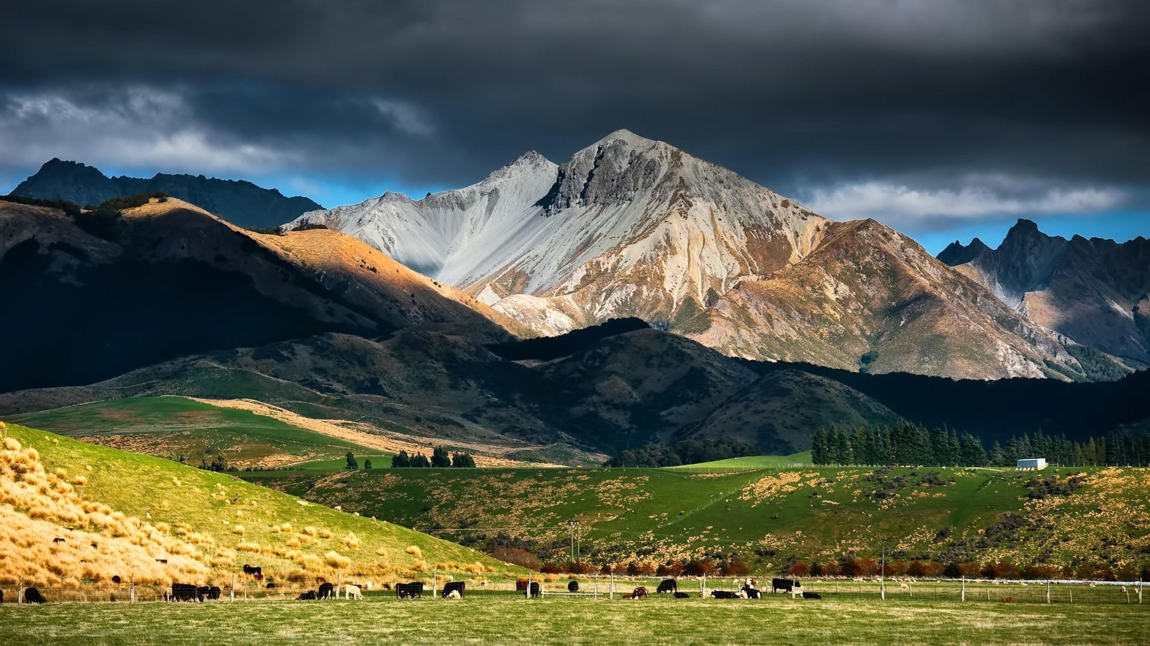 New Zealand scenery, Breathtaking backgrounds, South Island beauty, 3840x2160 4K Desktop
