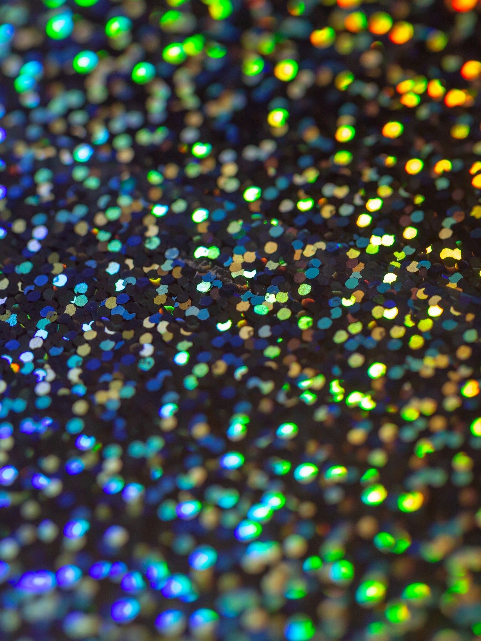 Rainbow glitter, Multicolor shiny, Abstract texture, Selective focus, 1540x2050 HD Phone