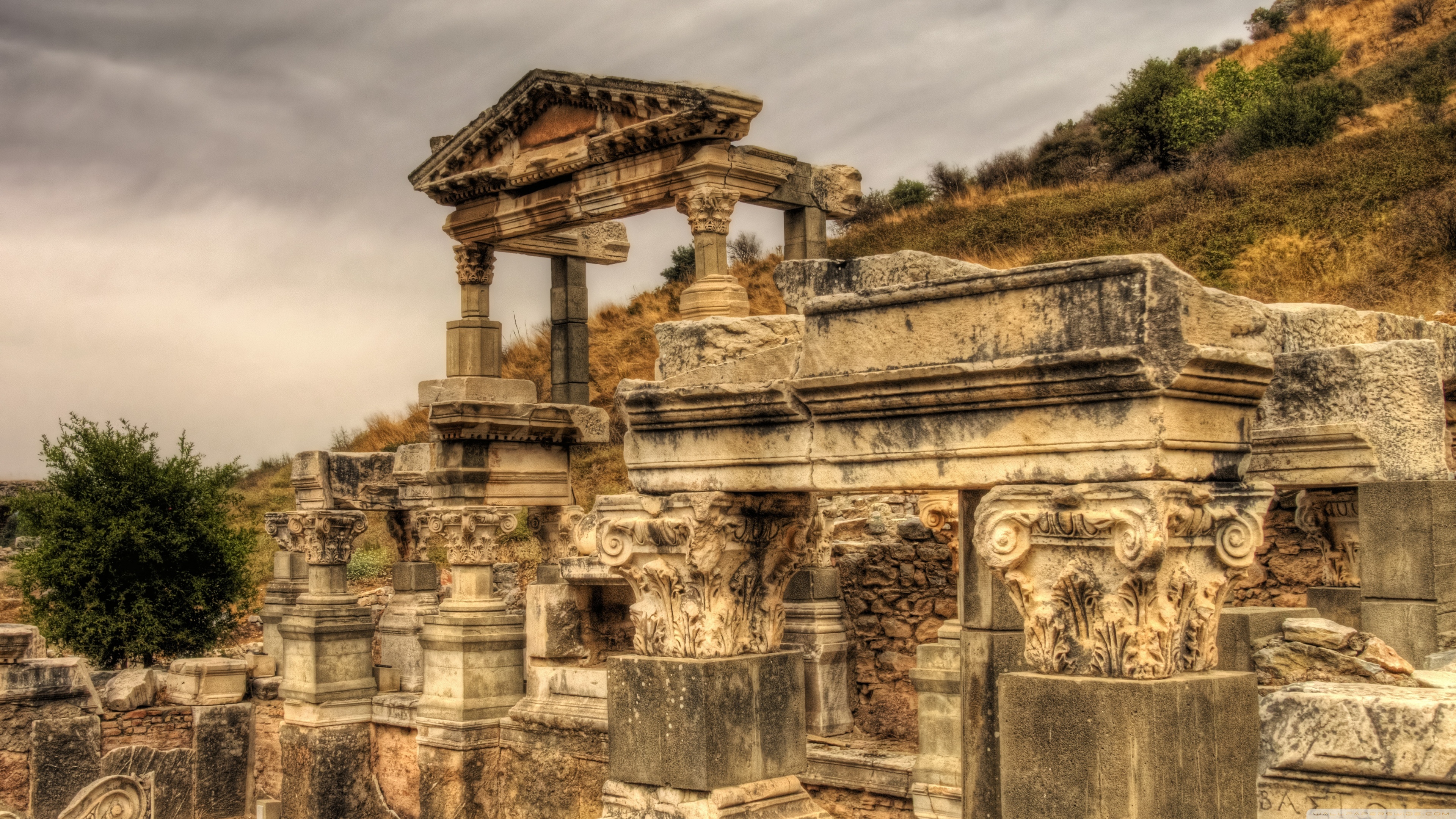 Ephesus wallpaper, Backgrounds, Popular, Travels, 3840x2160 4K Desktop