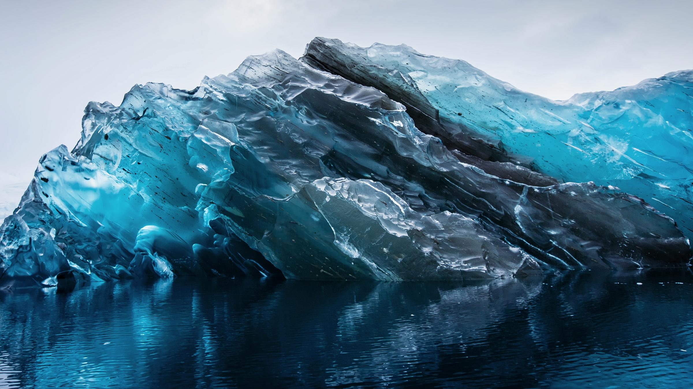 Antarctica, Icebergs, Wallpaper, Edition, 2400x1350 HD Desktop