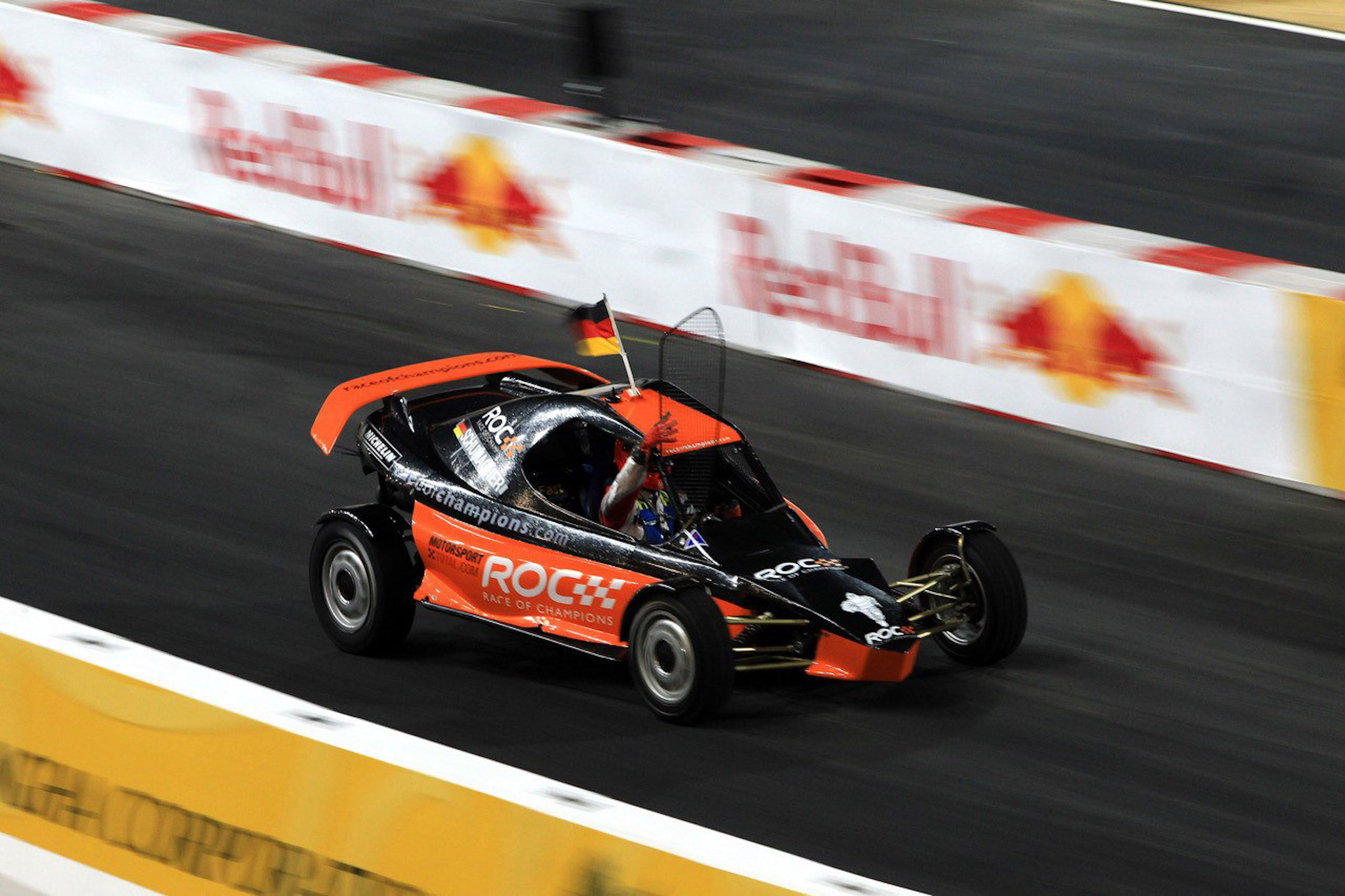 Race of Champions (ROC): ROC car, Buggy, Michael Schumacher and Sebastian Vettel, The 2012 event, German team. 2400x1600 HD Wallpaper.