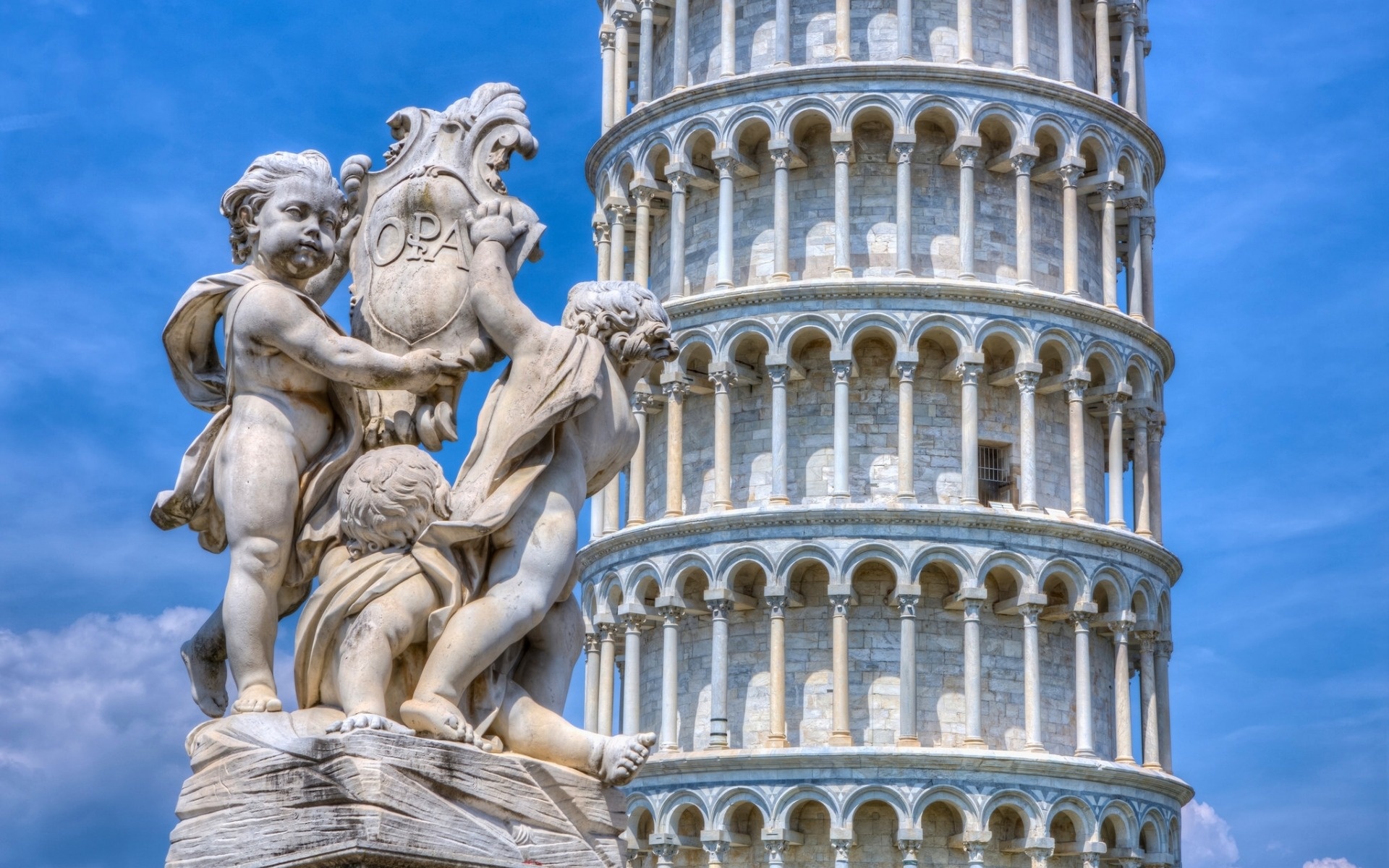 Monuments of architecture, Sights of Italy, Pisa HD wallpapers, Architectural marvel, 1920x1200 HD Desktop