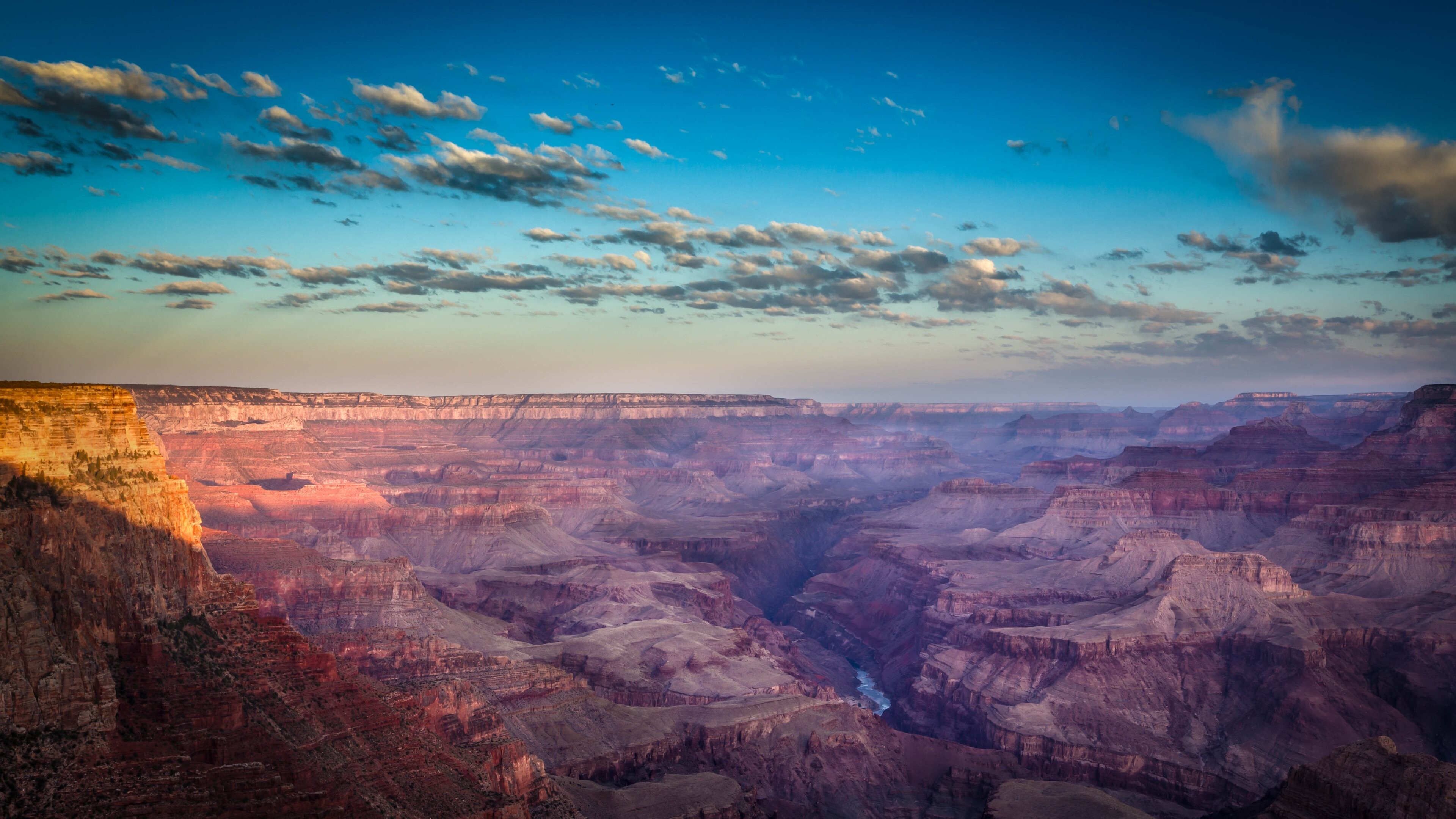 Geology: Grand Canyon National Park, Northwestern Arizona, The Colorado River. 3840x2160 4K Wallpaper.