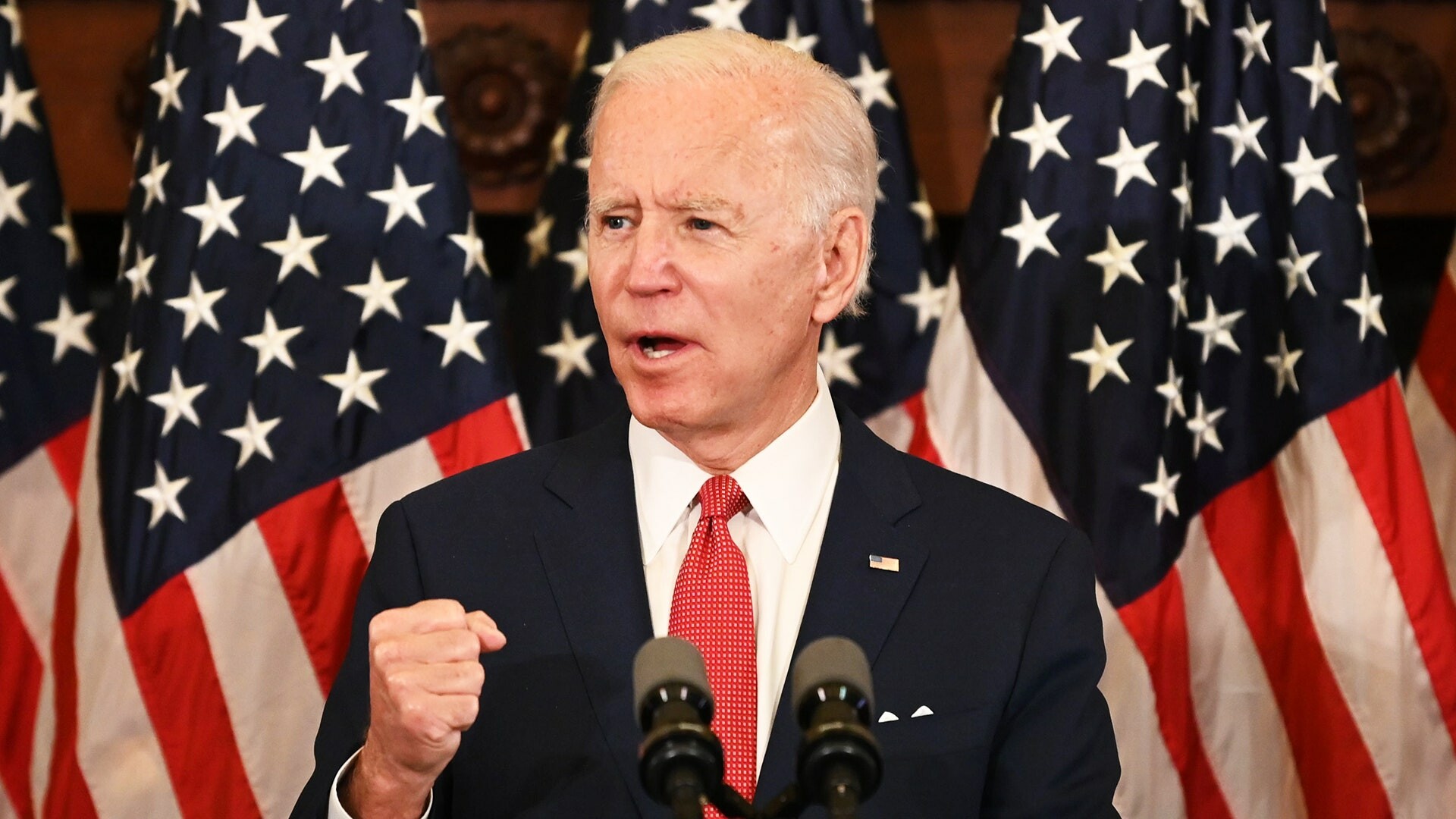 Joe Biden: Democratic politician, Became the 46th President of the United States of America on January 20, 2021. 1920x1080 Full HD Background.