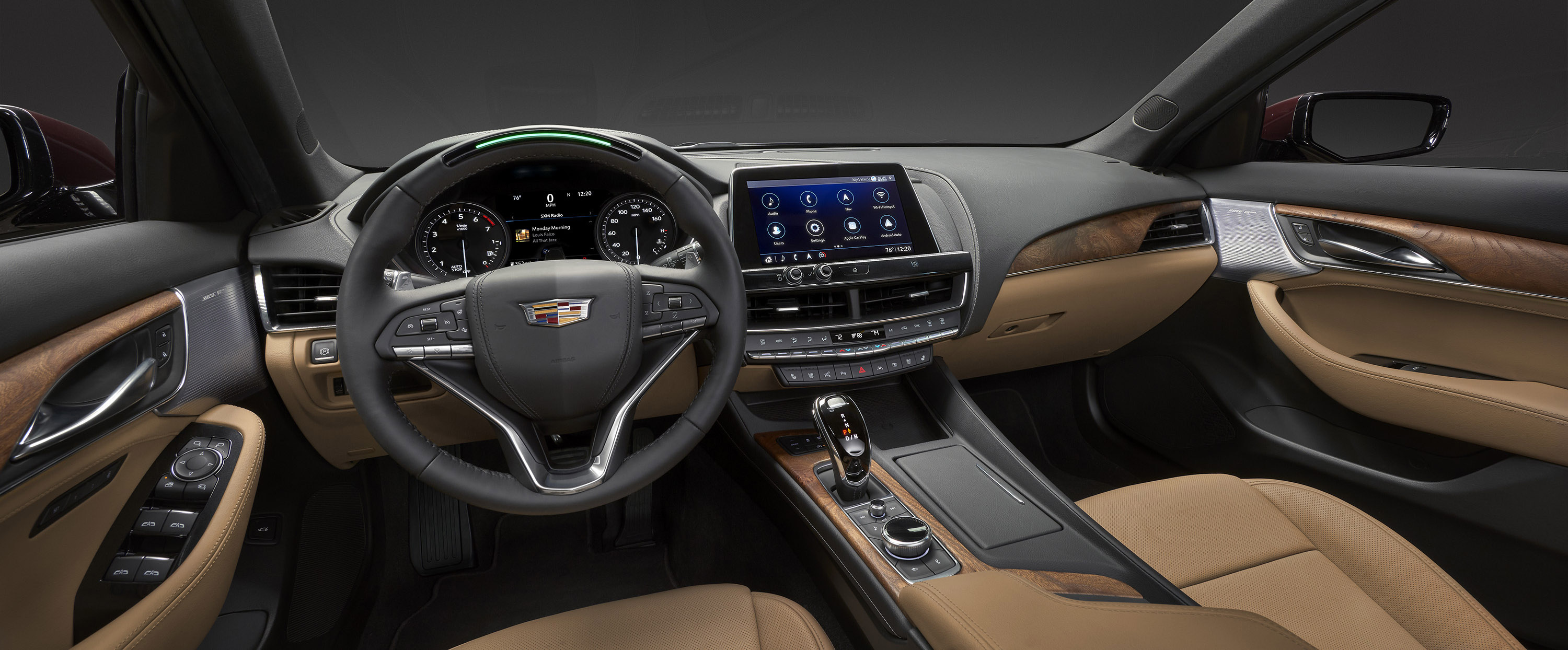Cadillac CT5, English content, Automotive excellence, Cutting-edge design, 3000x1250 Dual Screen Desktop