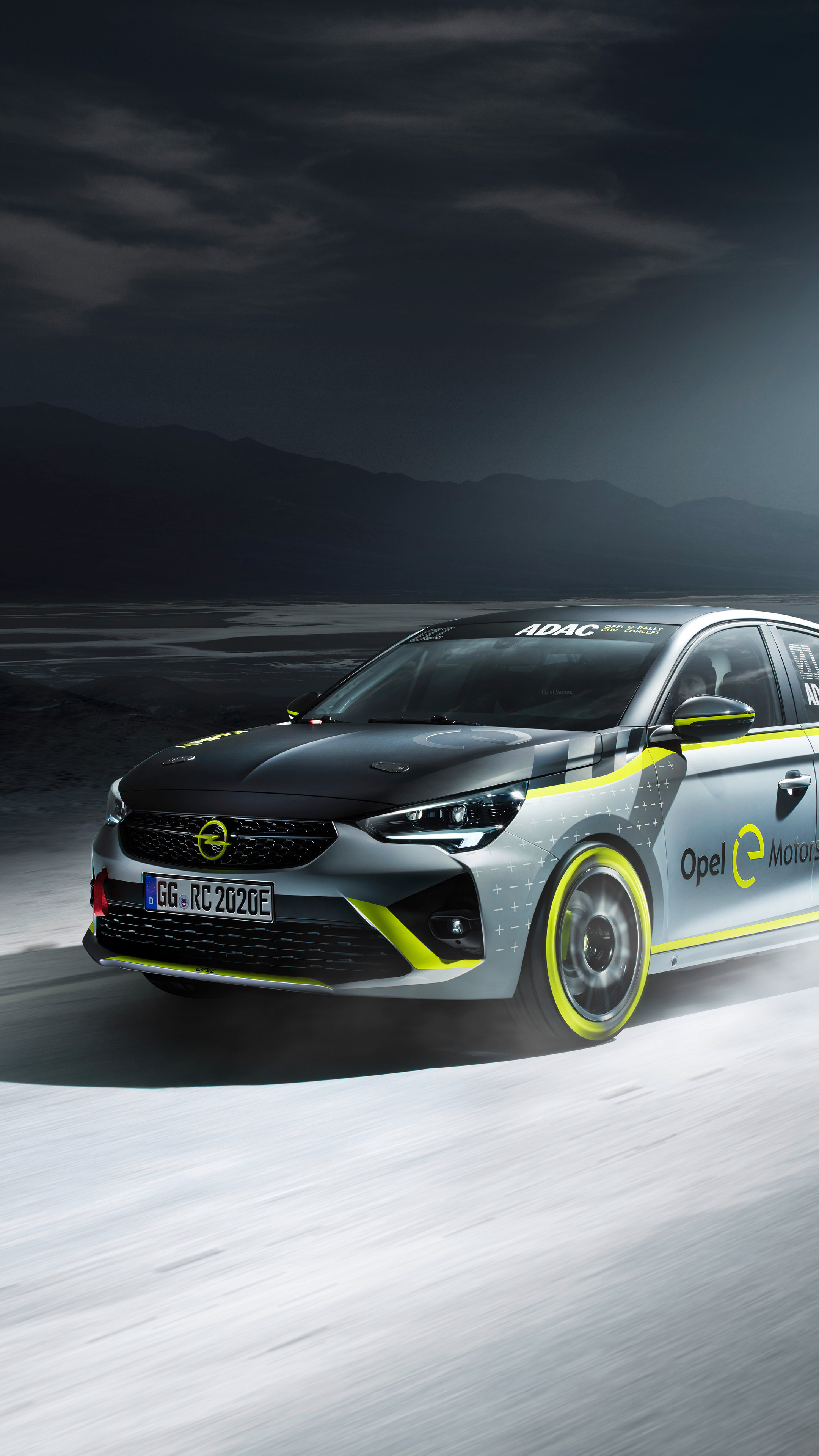 Opel Corsa E Rally Car, 5K wallpapers, Rally-ready, Thrilling performance, 2160x3840 4K Phone