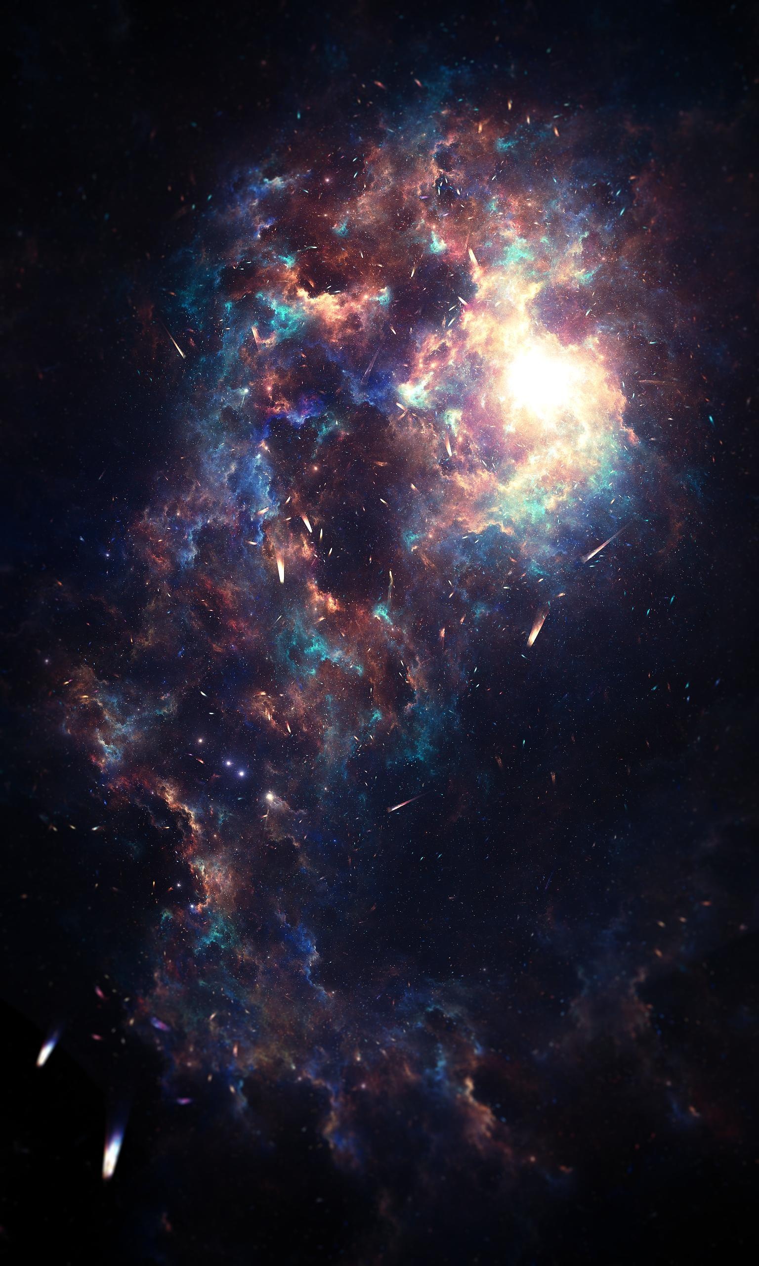 Universe Space, Dark universe iPhone wallpapers, 1540x2560 HD Phone
