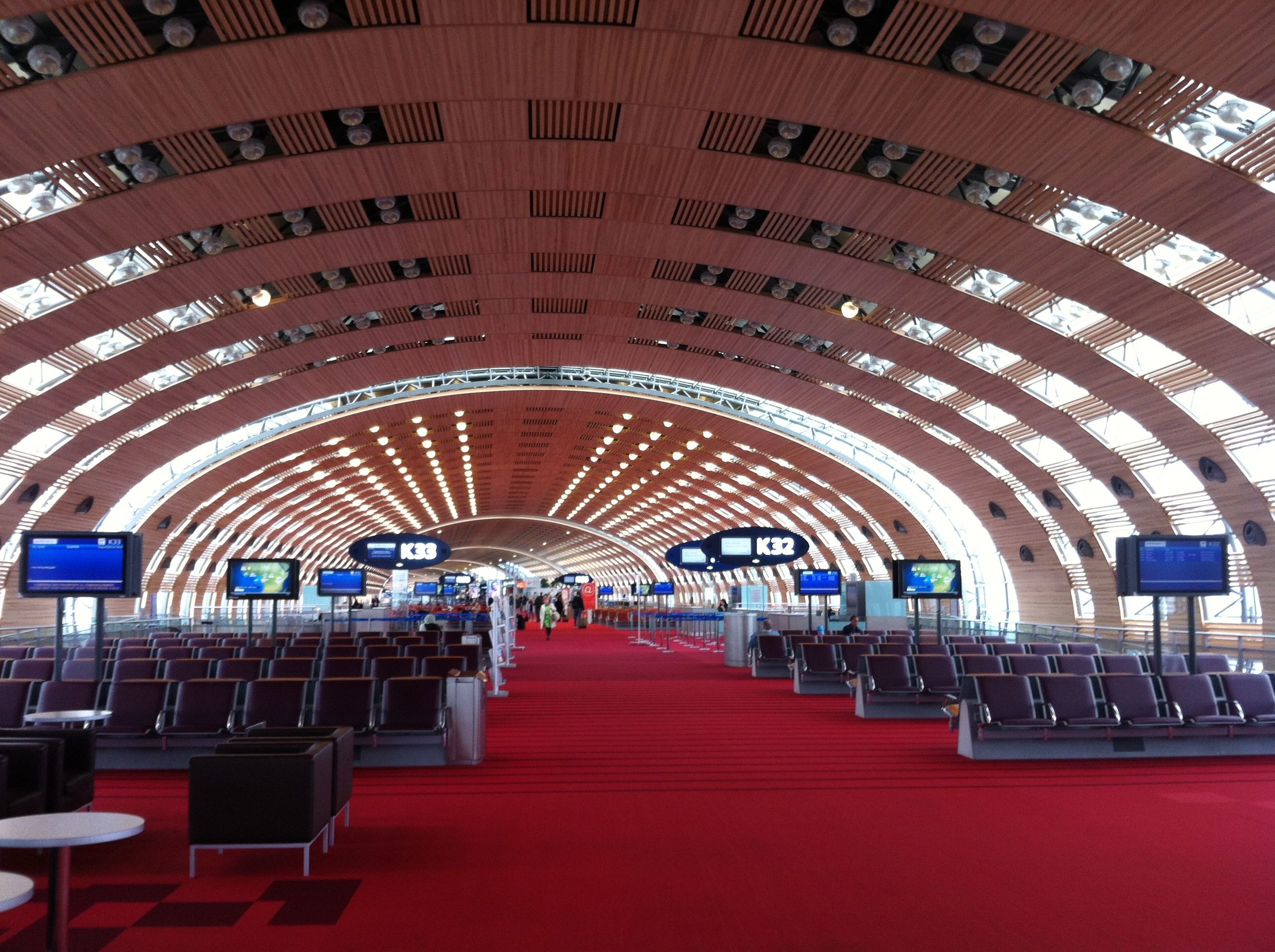 Paris-Charles de Gaulle Airport, Airport architecture, International airport, Aroport, 2600x1940 HD Desktop