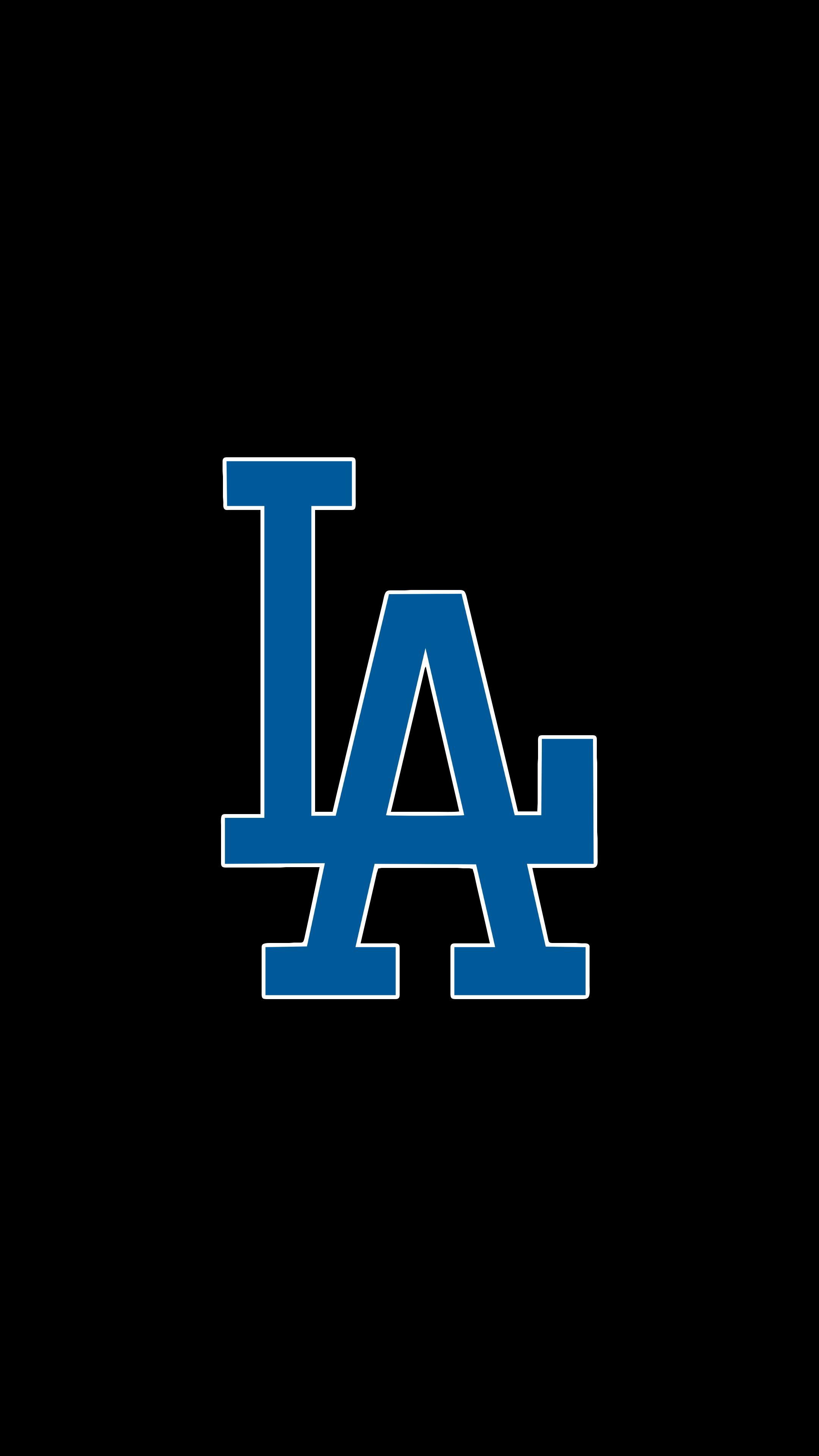 LA Dodgers logo, Fulfilled fan request, High-quality background, Ramoledbackgrounds, 2160x3840 4K Handy