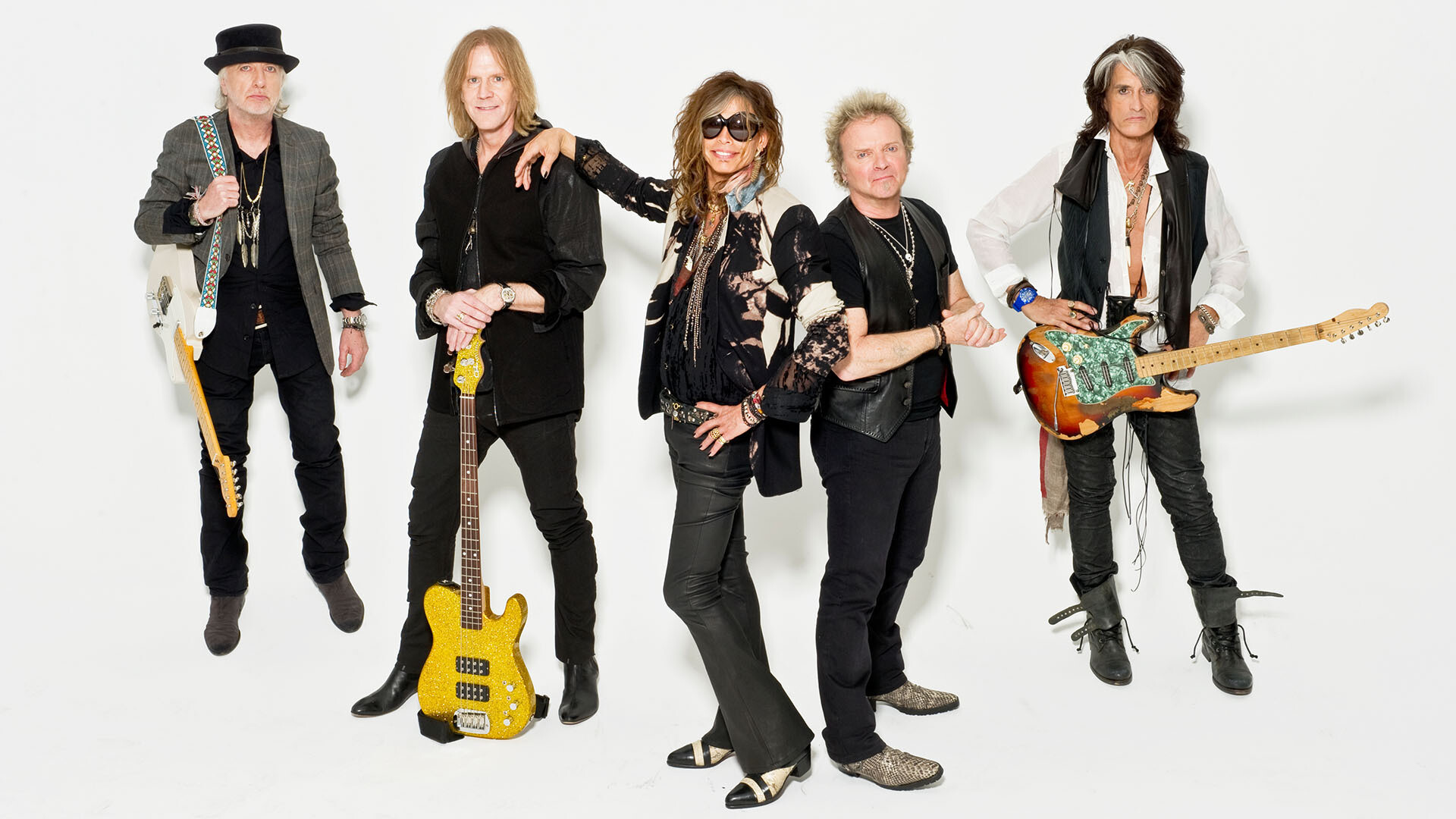 Aerosmith: The band holds the record for the most total certifications by an American group. 1920x1080 Full HD Wallpaper.