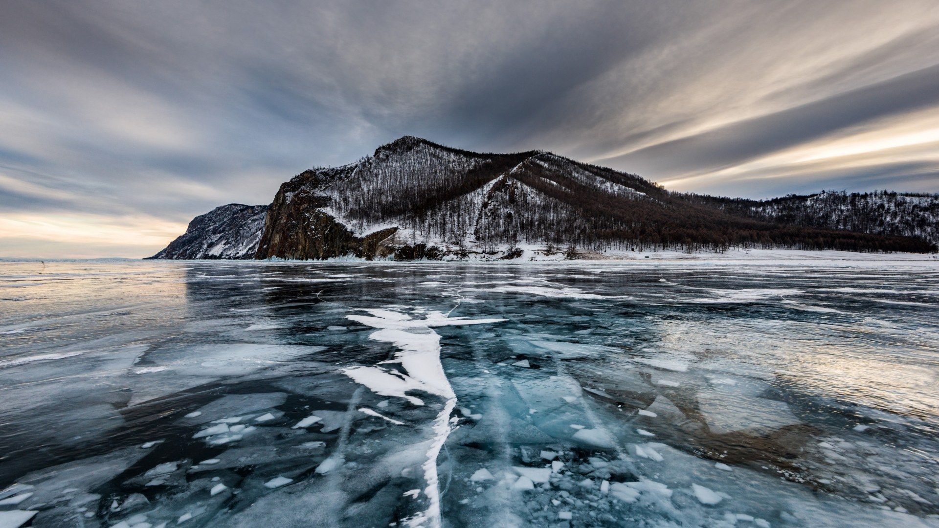 Ice lake wallpapers, Tranquil beauty, Frozen wonderland, Nature's artistry, 1920x1080 Full HD Desktop