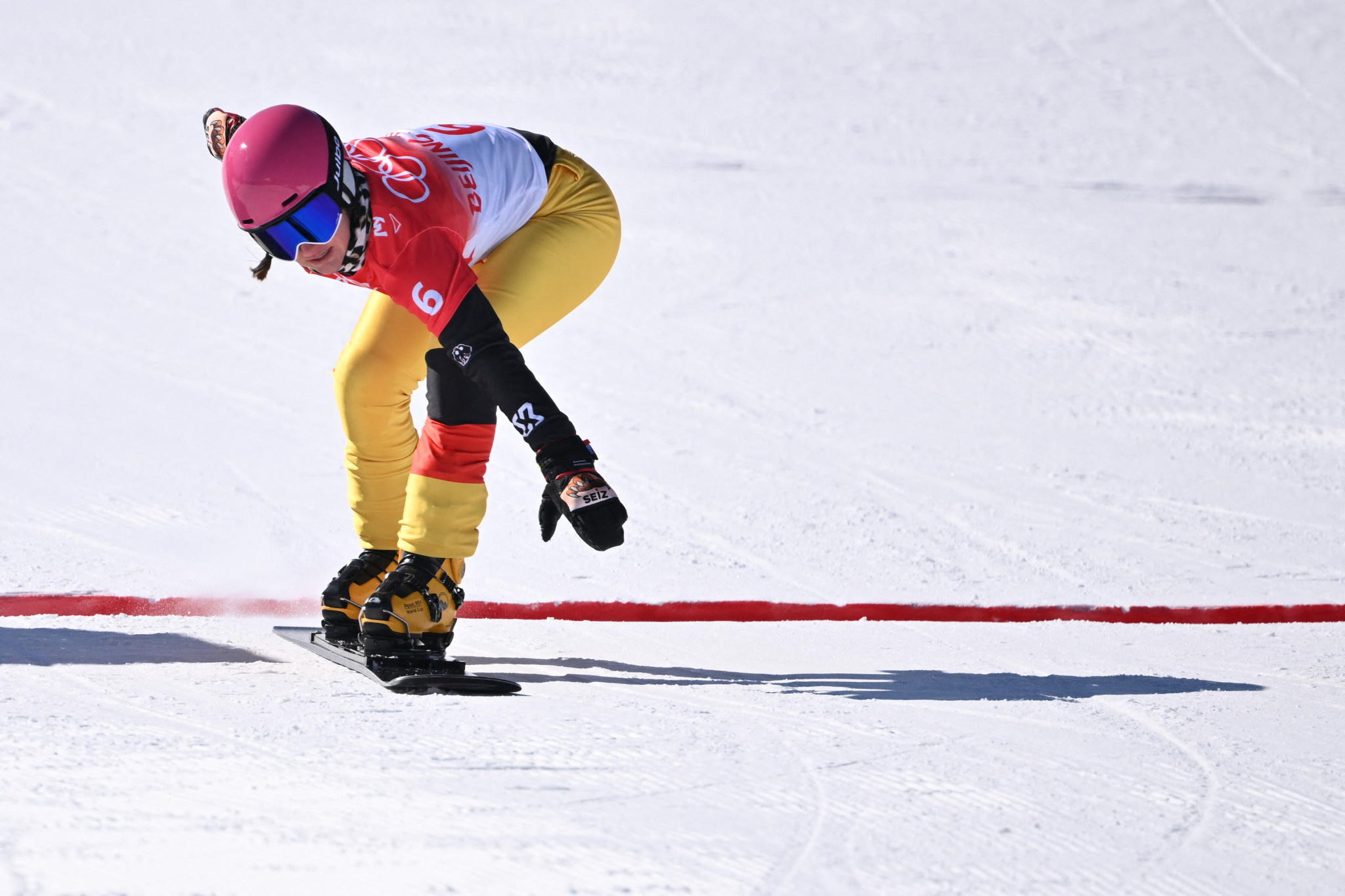 Ramona Theresia Hofmeister, Snowboard world cup, Team victory, Berchtesgaden, 2050x1370 HD Desktop