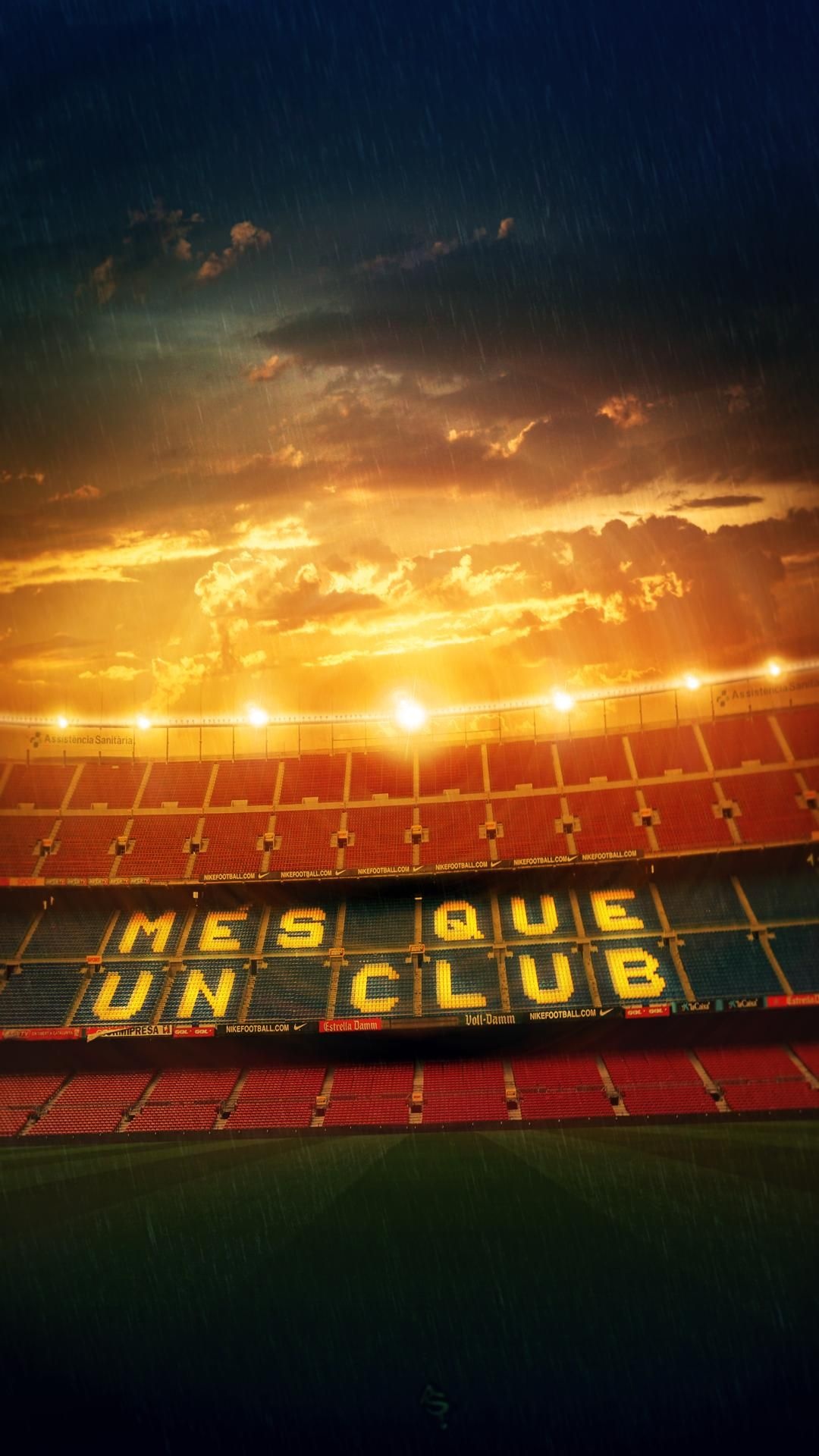 Camp Nou Stadium, Barcelona, More than a stadium, Sports devotion, 1080x1920 Full HD Phone