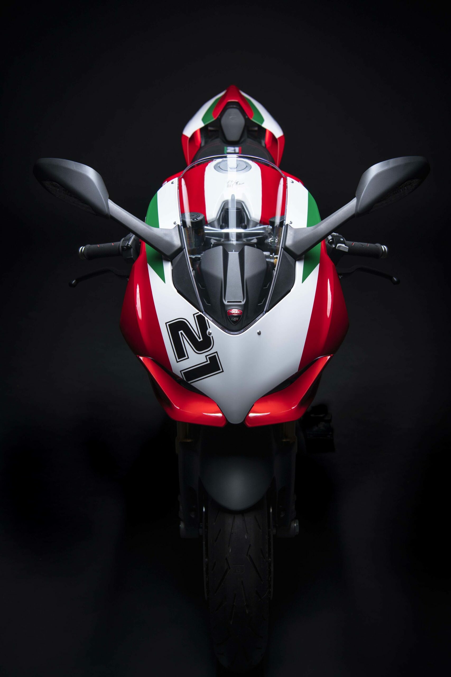 Ducati Panigale V2: The “Bayliss 1st Championship 20th Anniversary” version, Characterized by its special livery. 1710x2560 HD Background.