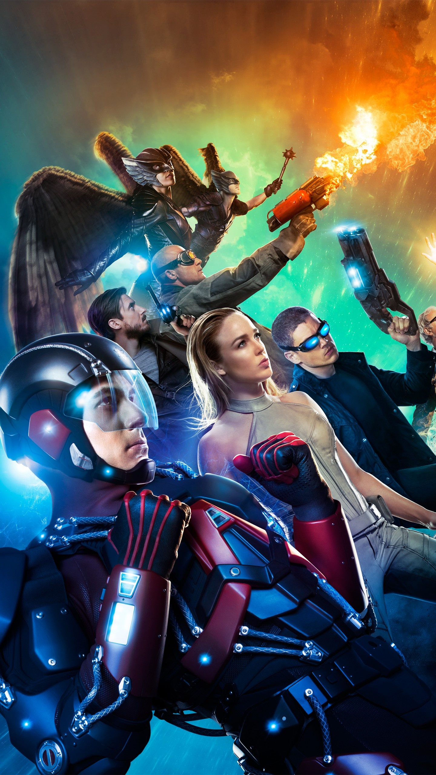 Legends of Tomorrow, HD wallpapers, Christopher Cunningham, 1440x2560 HD Phone