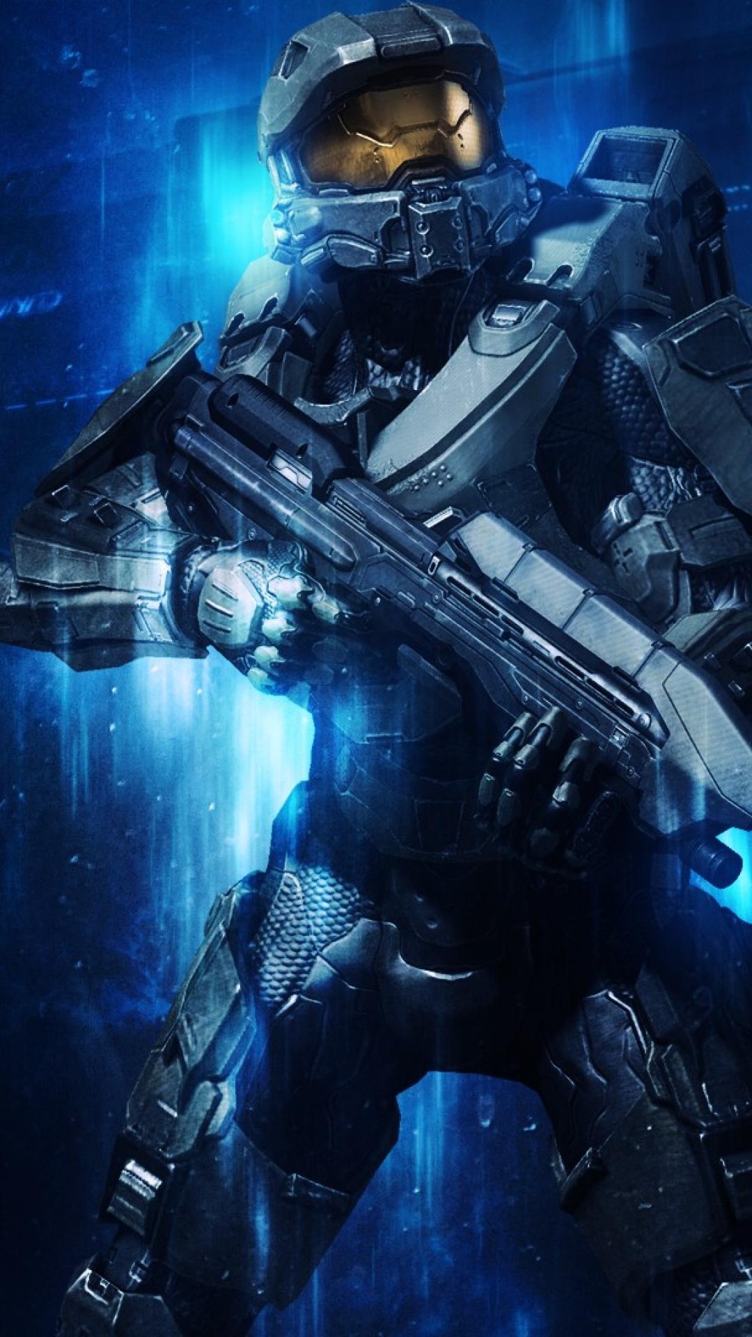 Blue Halo Master Chief, Desktop mobile tablet, 1080x1920 Full HD Phone
