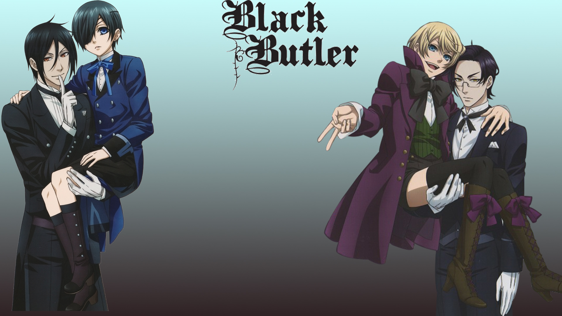 Black Butler, Sinister butler, Claude Faustus, Gothic aesthetic, 1920x1080 Full HD Desktop