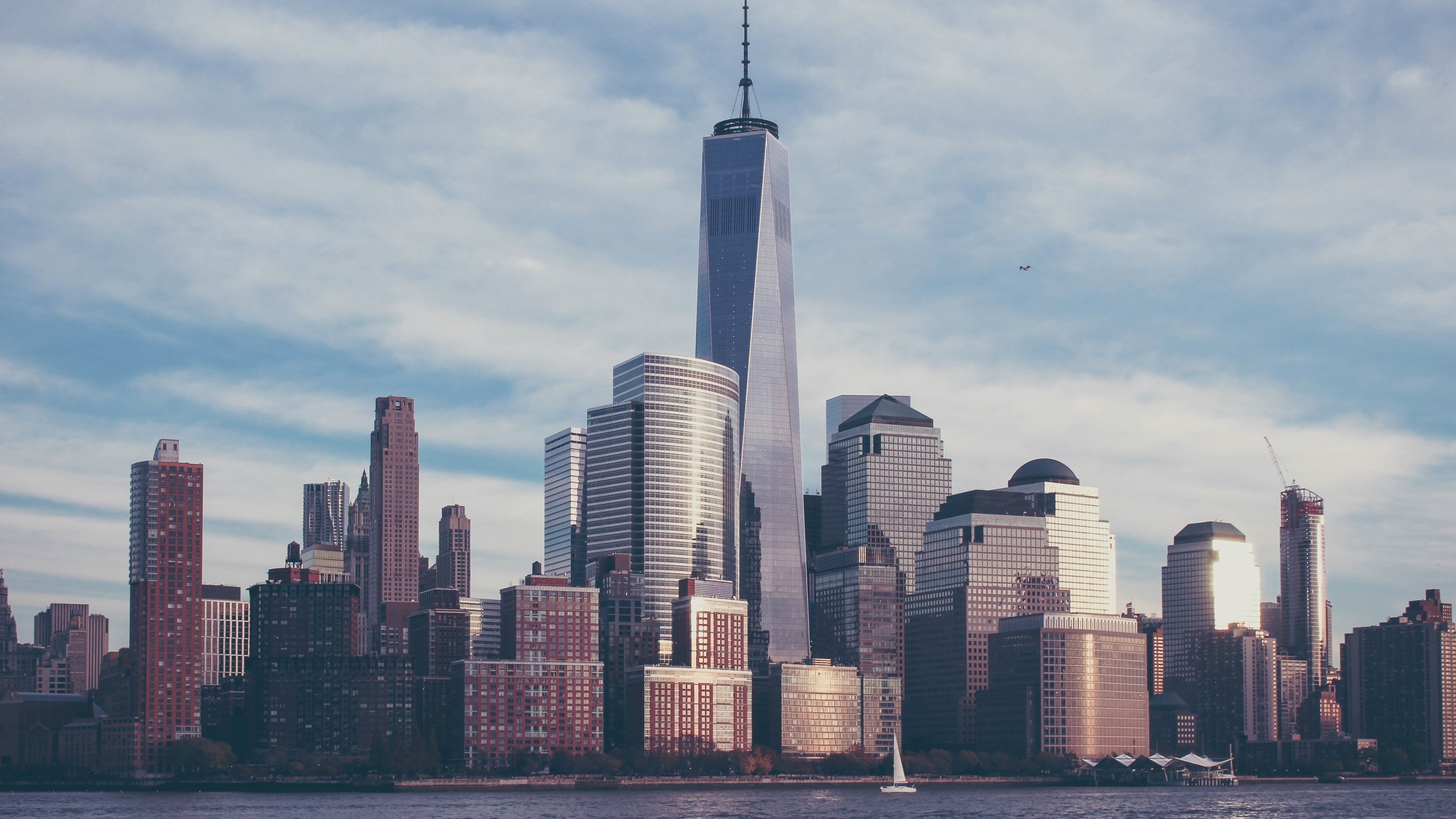 Manhattan (Travels), World Trade Center wallpapers, Architectural landmarks, City iconic, 3840x2160 4K Desktop