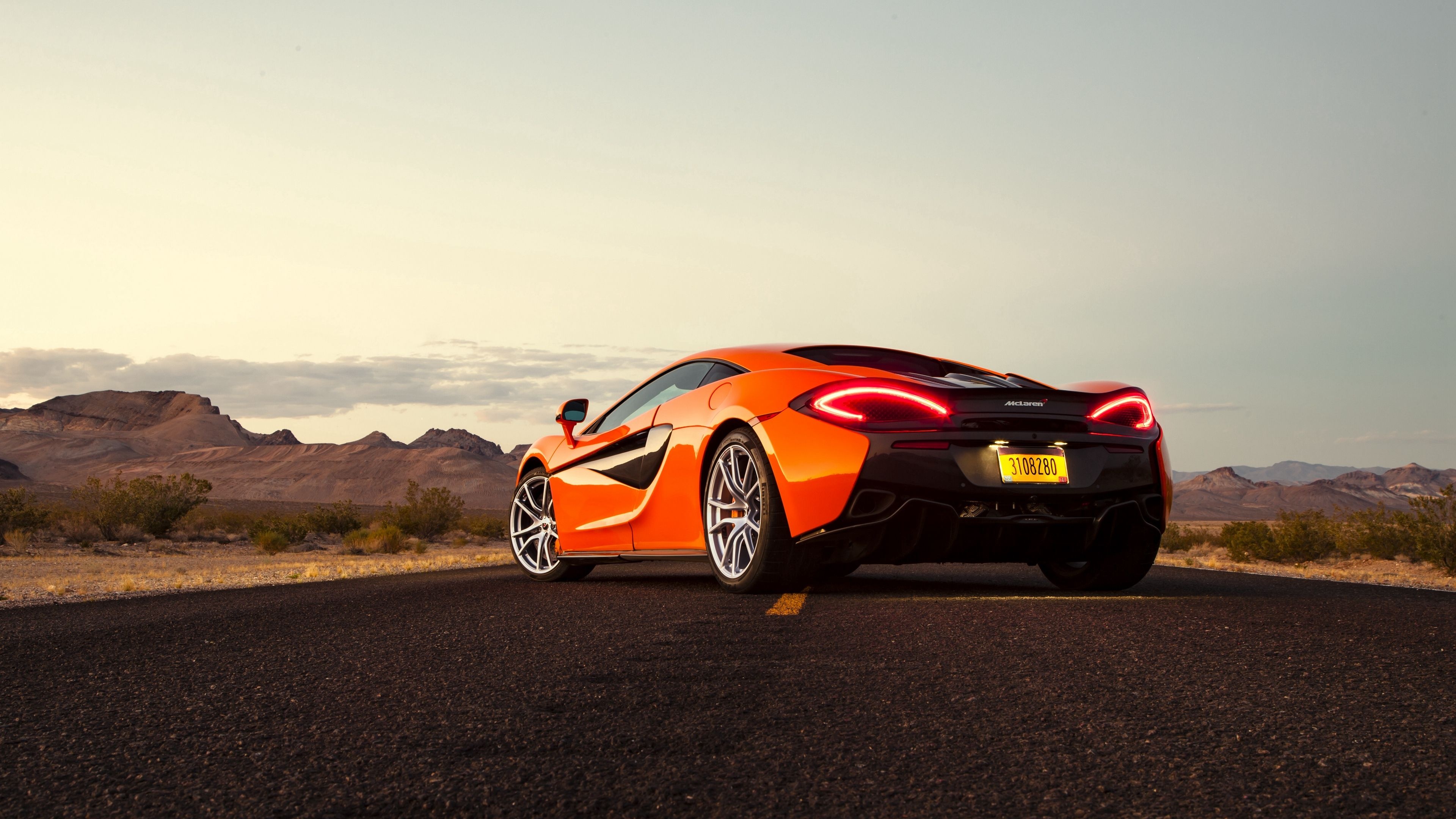 McLaren 570S, Supercar excellence, Asphalt road, Thrilling driving experience, 3840x2160 4K Desktop