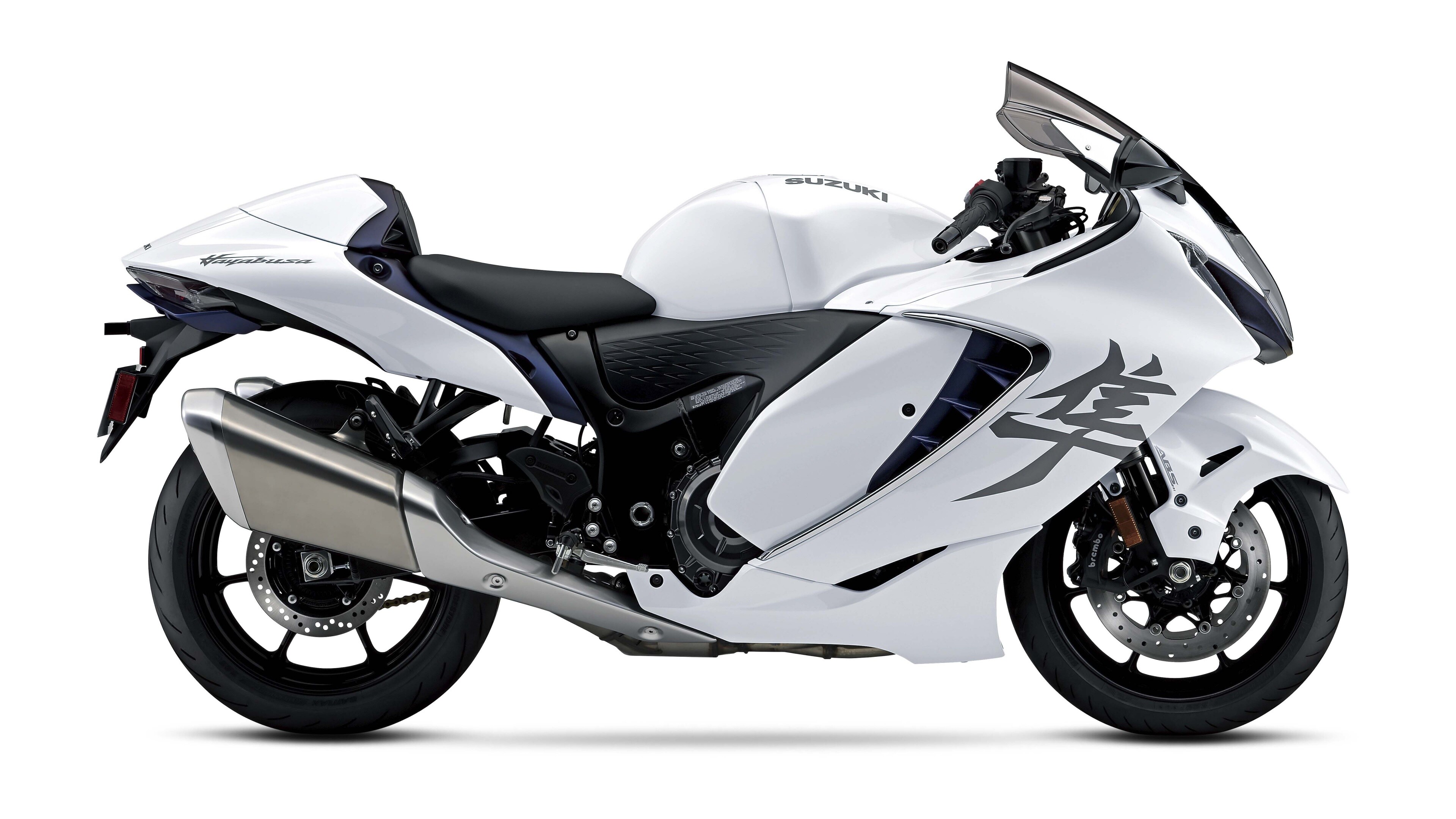 Suzuki Hayabusa: GSX1300R, Recognized as the world’s fastest production motorcycle. 3840x2160 4K Background.