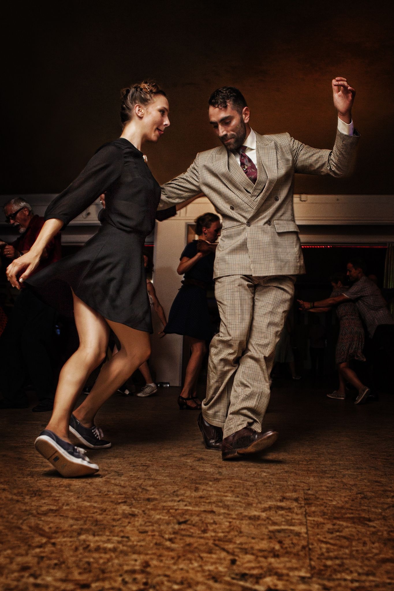 Swing Dance: Ballroom Dance, Lindy Hop In Paris, Annie Trudeau And Max Pitruzzella During The SAF 2014. 1370x2050 HD Wallpaper.