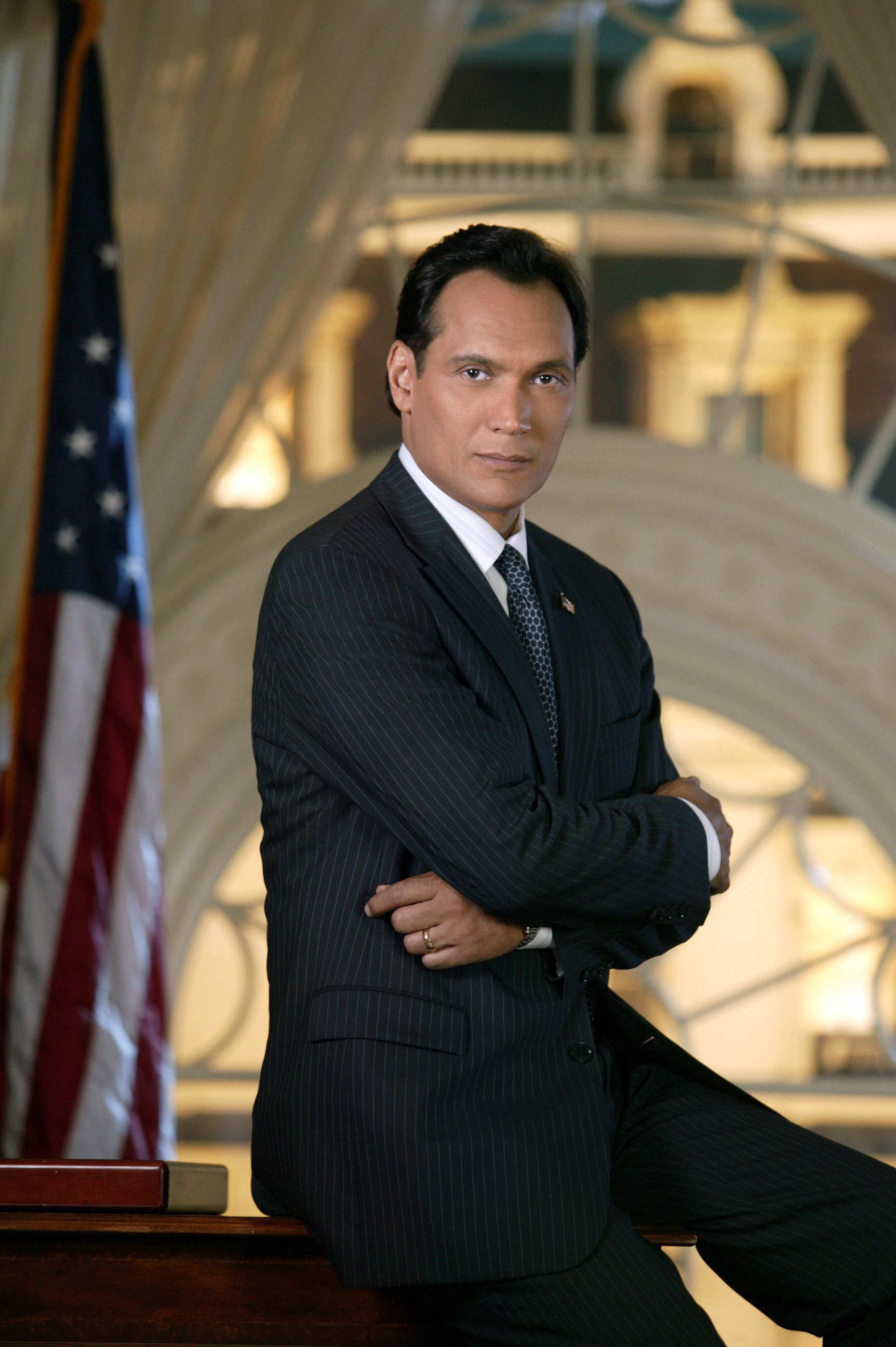 The West Wing (TV Series): Jimmy Smits as Matthew Santos, The first Hispanic American to serve as the President. 1730x2600 HD Wallpaper.