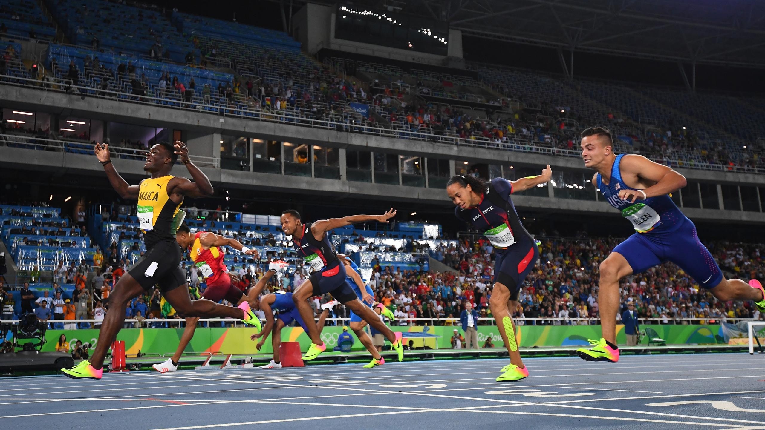 Omar McLeod, Stunning Olympic images, Athletic achievement, Eurosport highlights, 2560x1440 HD Desktop