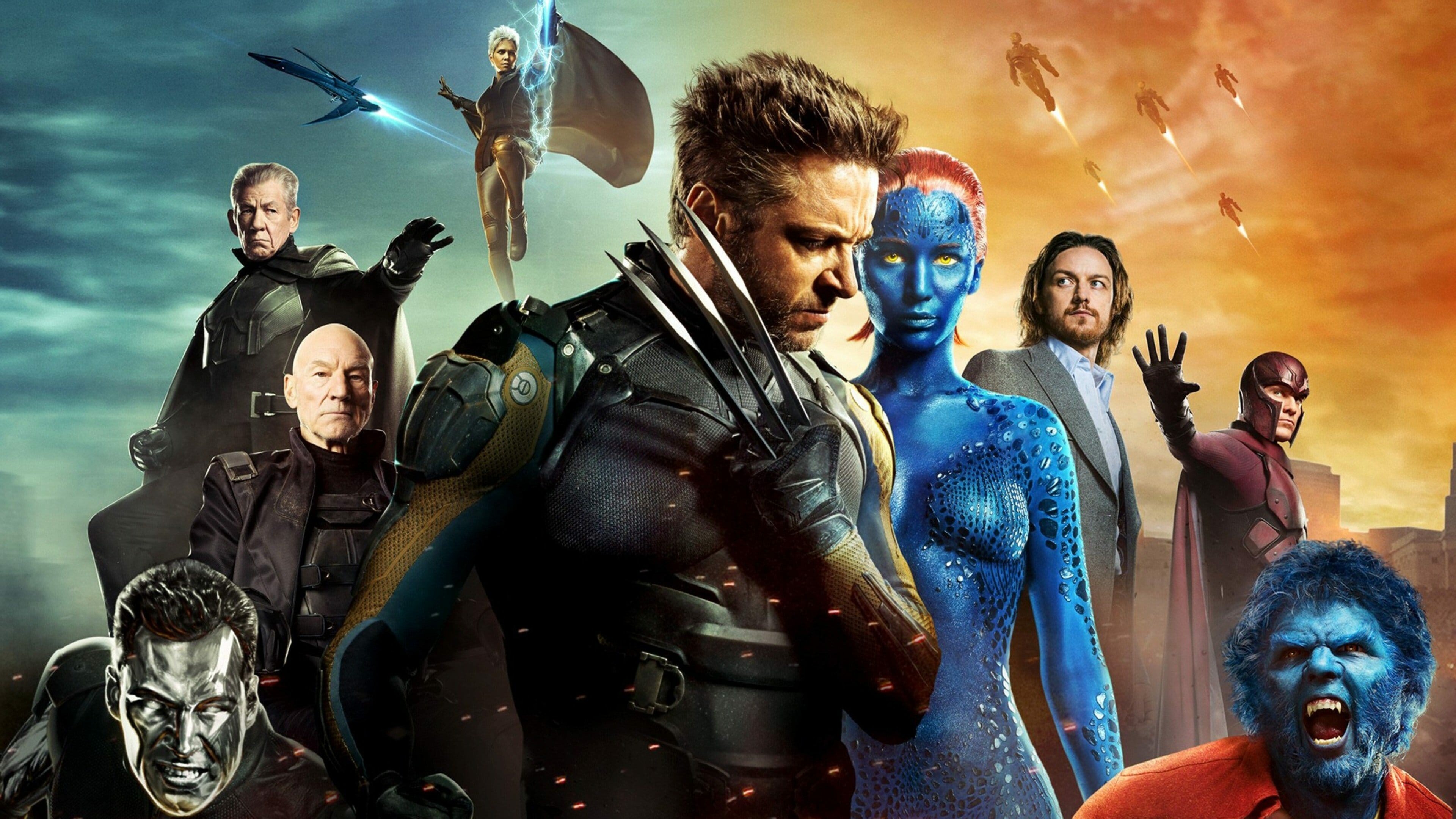 X-Men: Days of Future Past, A 2014 American superhero film. 3840x2160 4K Background.