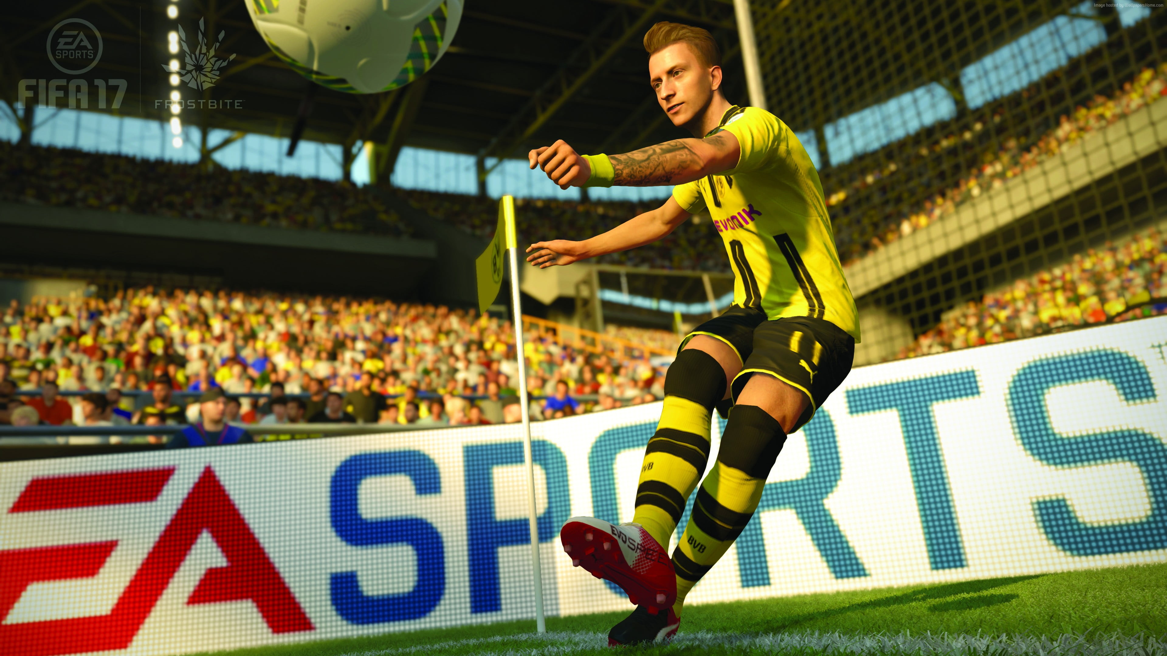 Sports game, EA Sports soccer game, HD wallpaper, Thrilling gameplay, 3840x2160 4K Desktop
