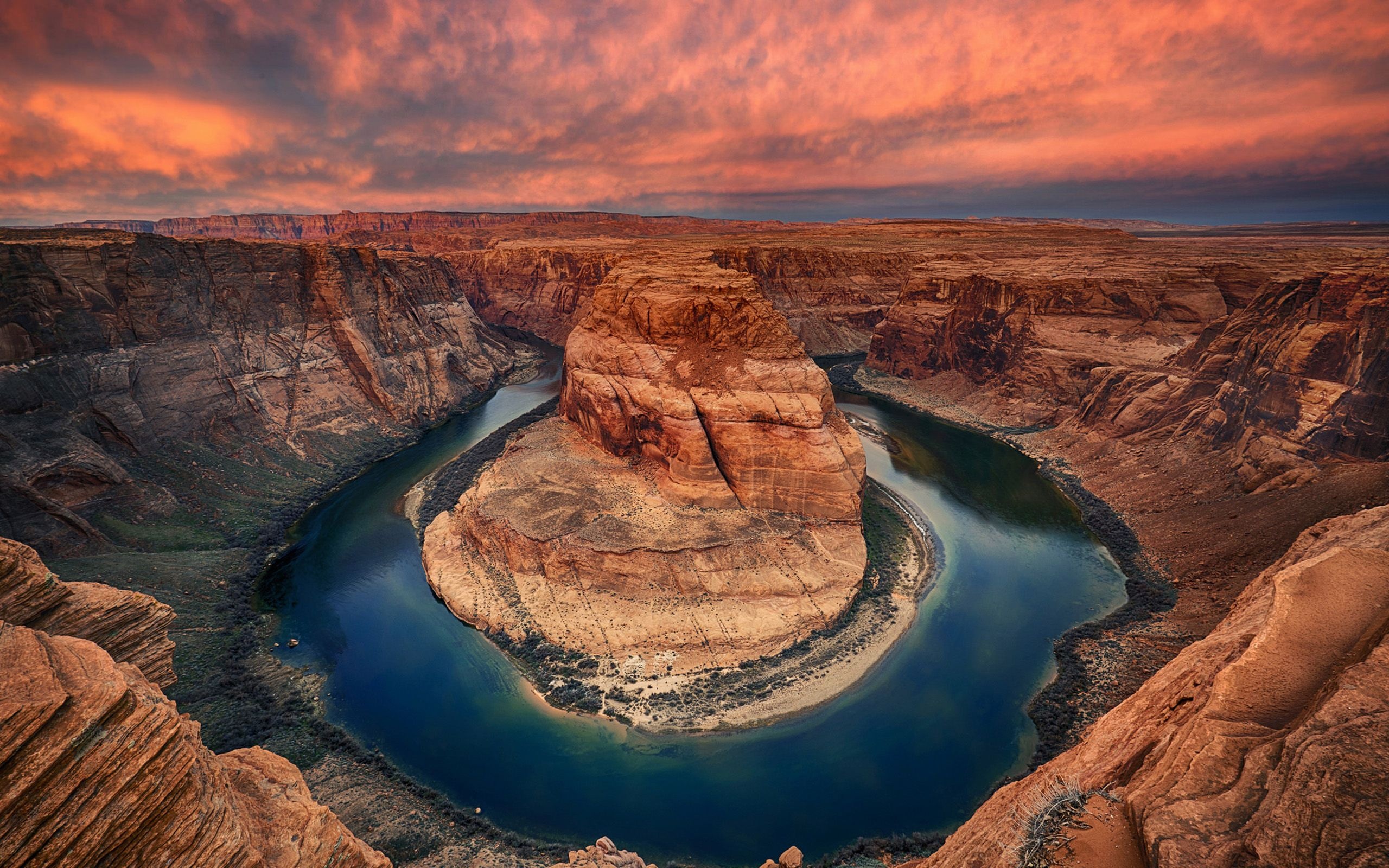 Colorado River, Horseshoe Bend, Natural wonders, Breathtaking views, 2560x1600 HD Desktop