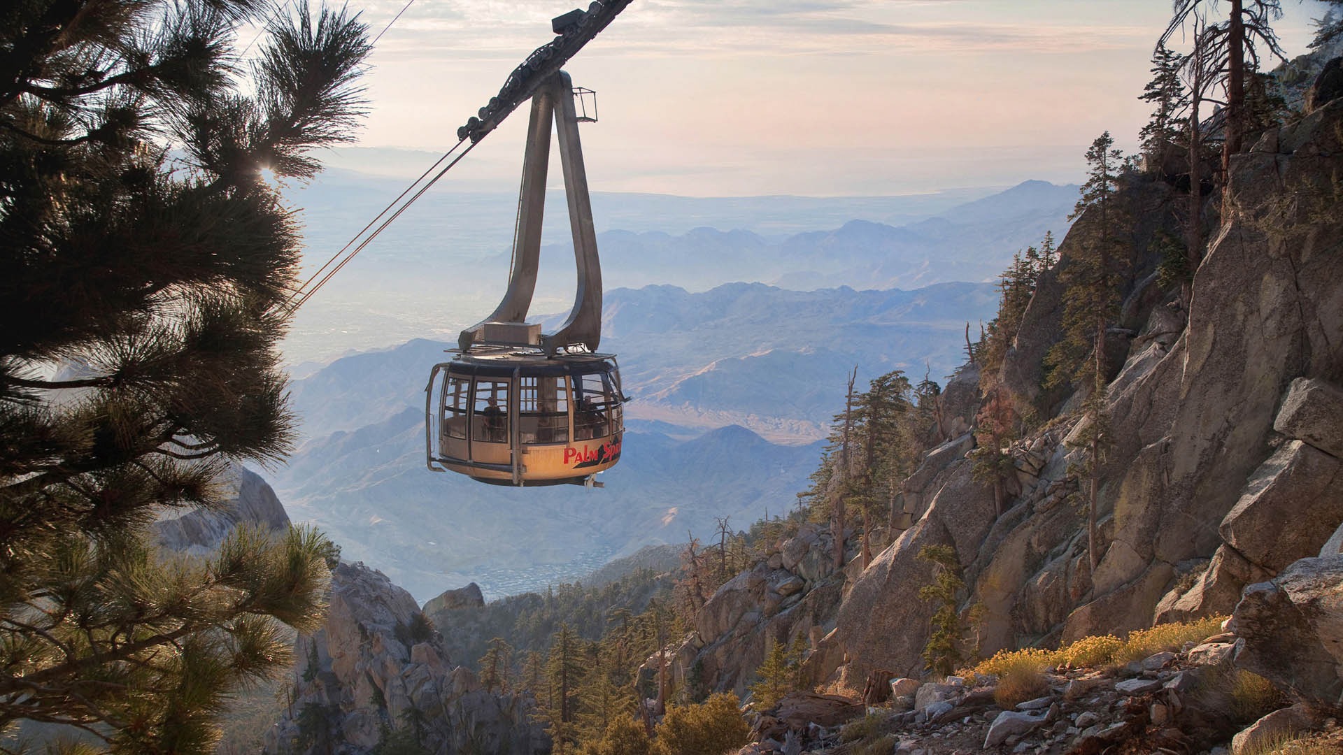 Aerial Tramway, Local area, Haskell real estate, Transportation, 1920x1080 Full HD Desktop