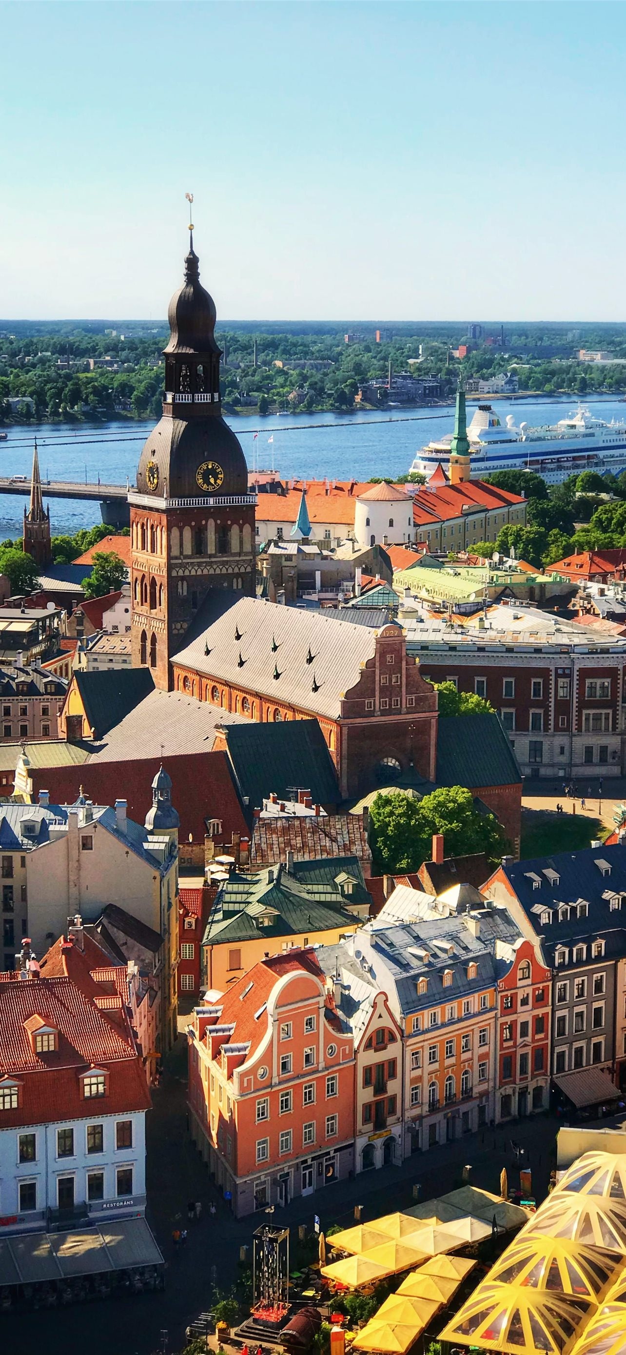 Riga, Best Latvia iPhone, HD wallpapers, Beautiful cityscape, 1290x2780 HD Phone