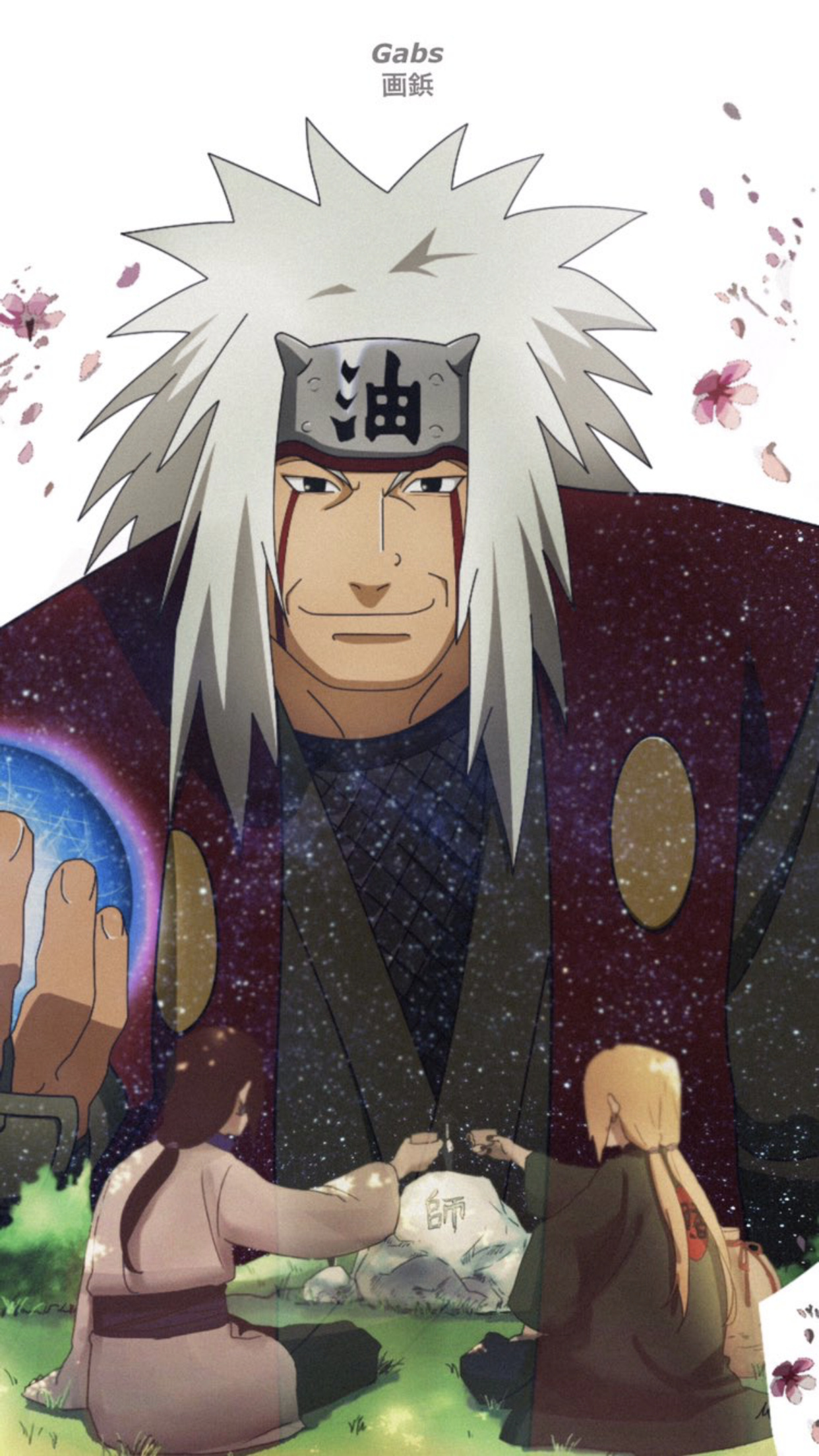 Jiraiya, Anime Naruto, Naruto Uzumaki, Naruto Shippuden, 1250x2210 HD Handy