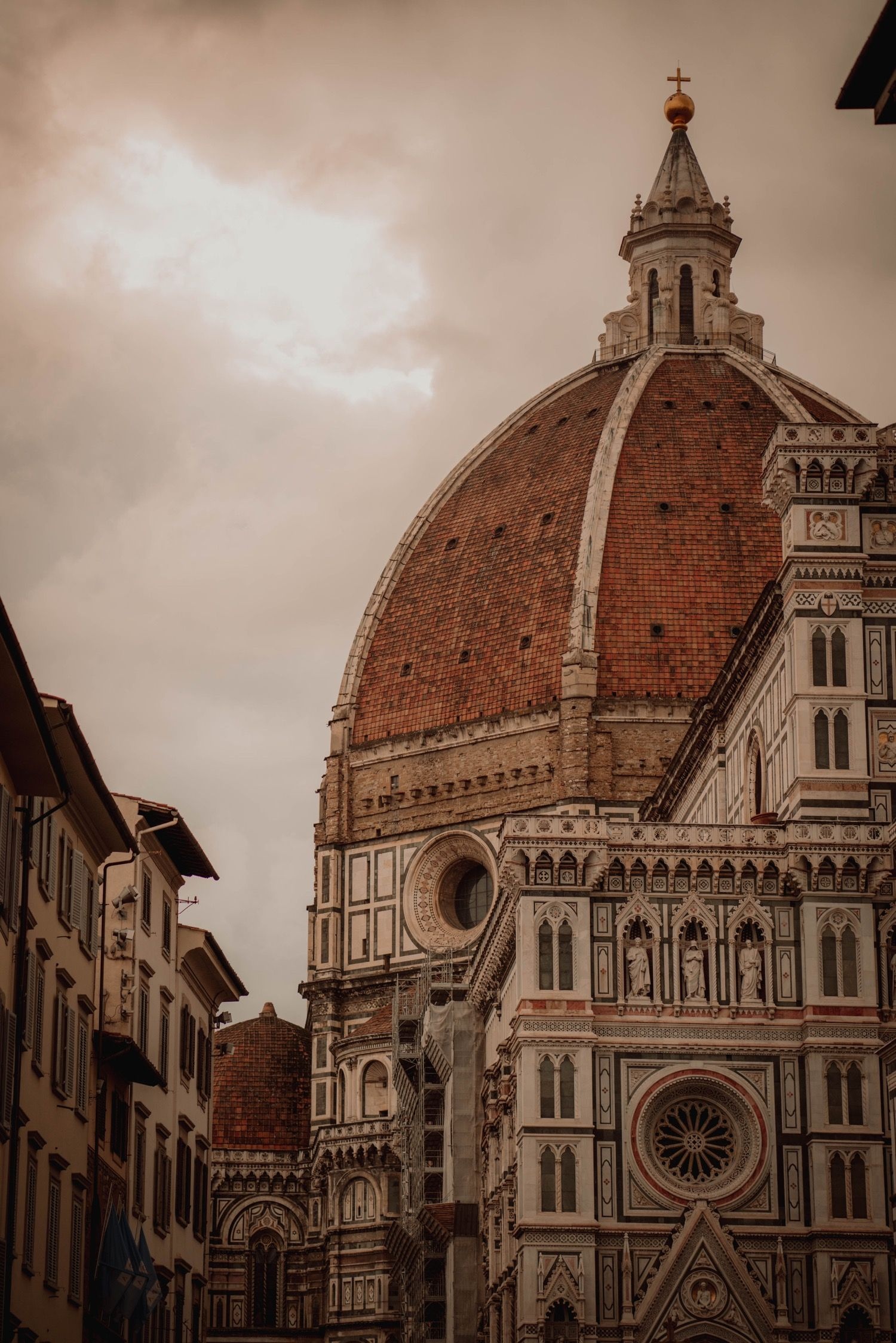 Sonnenuntergang Ansicht von Florenz Kathedrale, 1500x2250 HD Handy