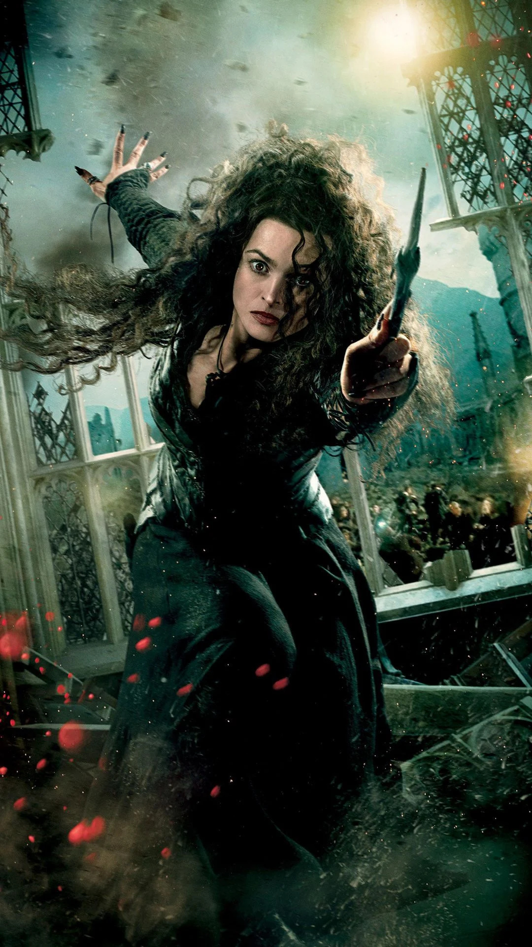 Death Eaters, Top free Death Eaters backgrounds, Bellatrix Lestrange, 1080x1920 Full HD Phone