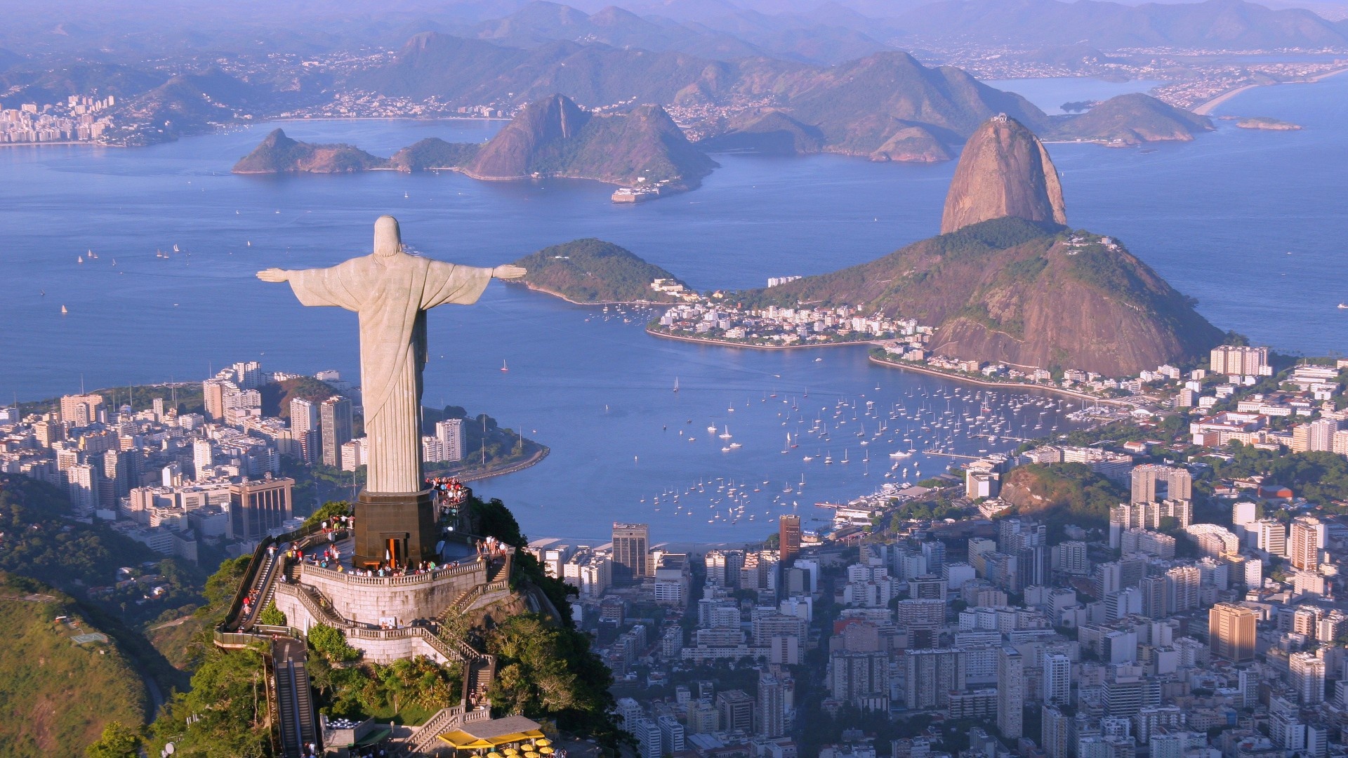 Christ the Redeemer, Architectural gem, Brazilian pride, Travel destination, 1920x1080 Full HD Desktop