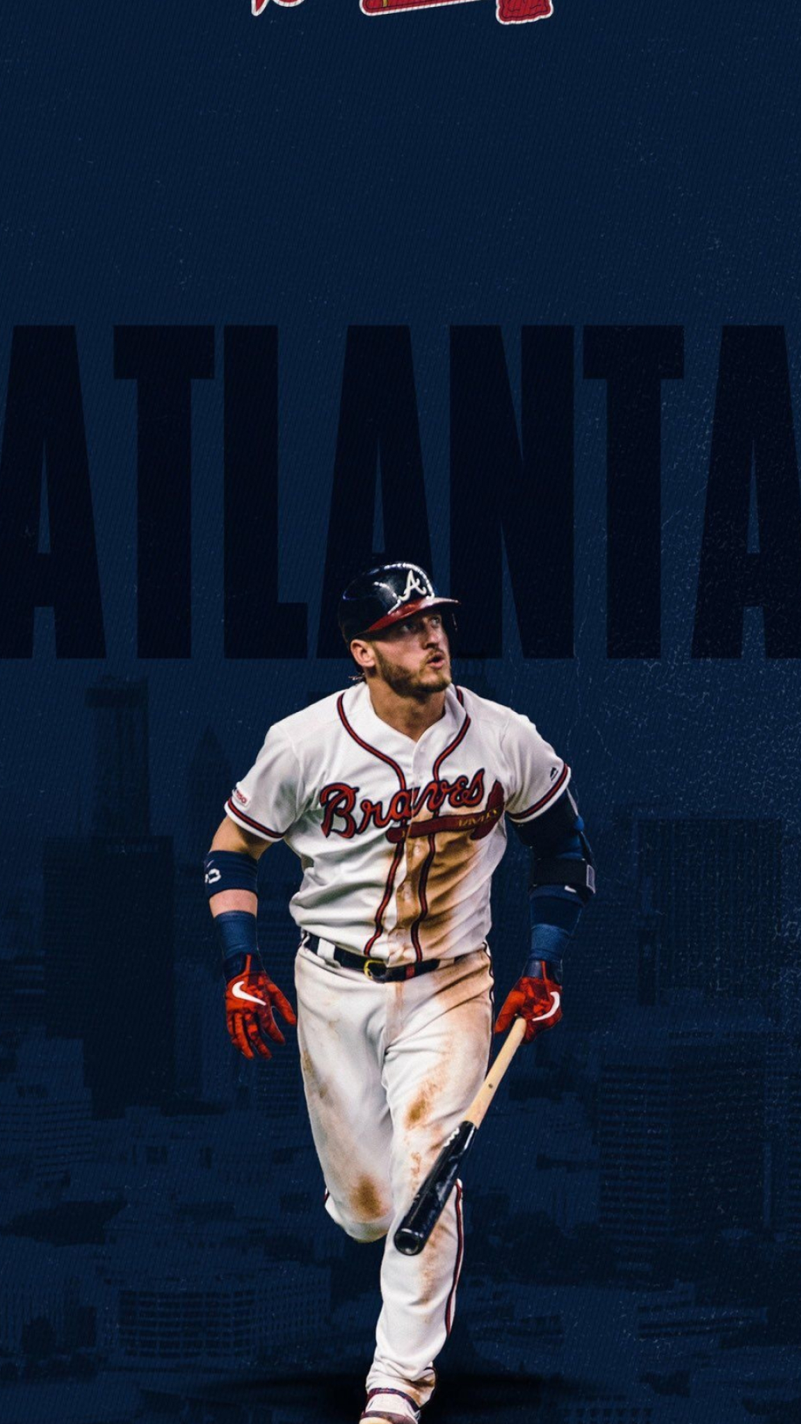 Josh Donaldson, Atlanta Braves, Baseball wallpaper, Team pride, 1160x2050 HD Handy