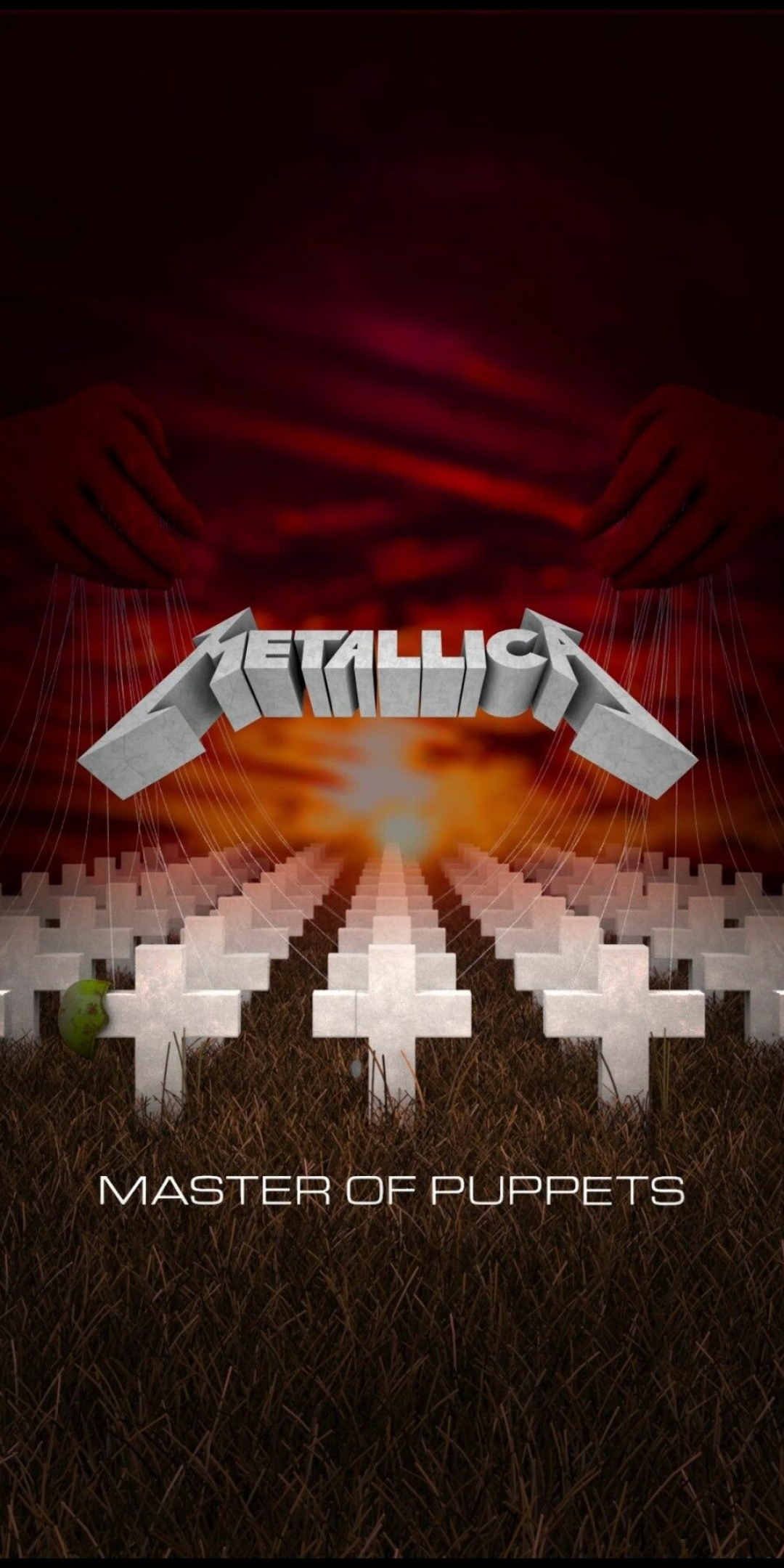 Metallica: Master of Puppets, The third studio album by American heavy metal band, Released on March 3, 1986. 1080x2160 HD Wallpaper.