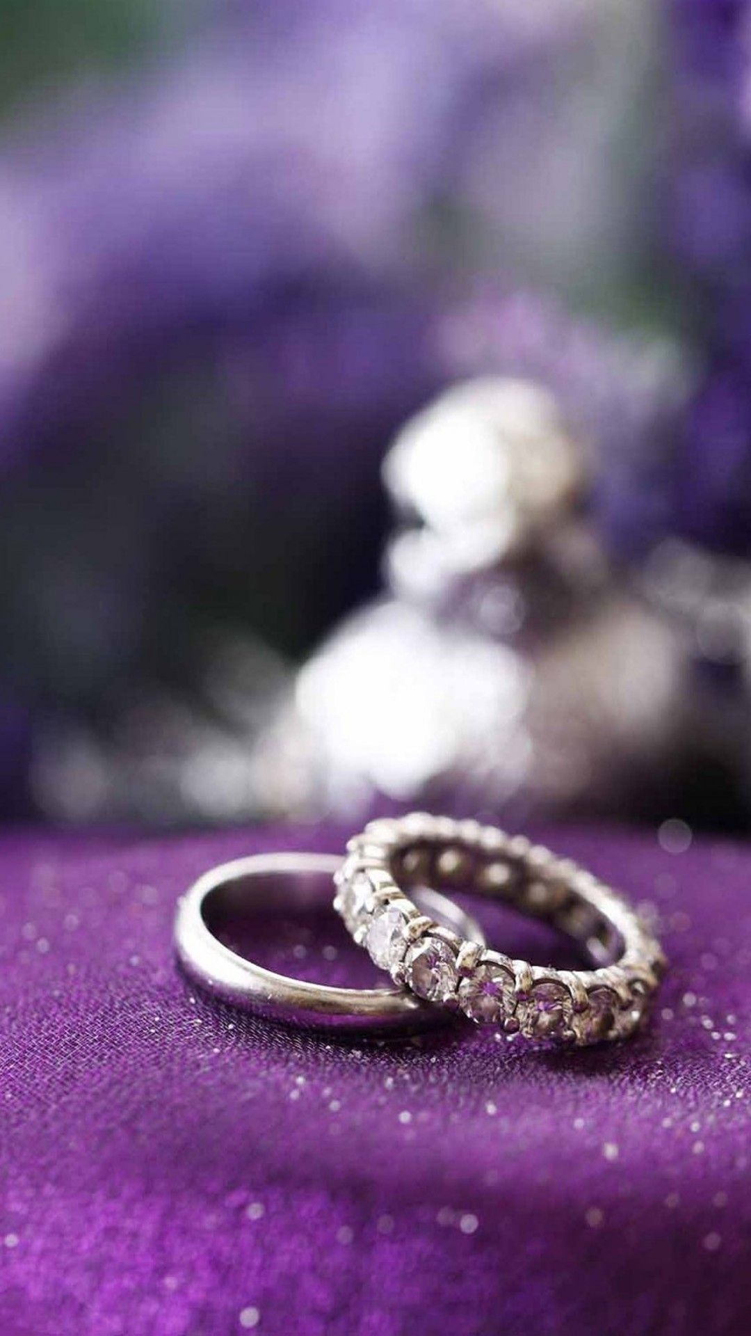 Diamond rings, Captivating beauty, Brilliant gems, Reflective surfaces, 1080x1920 Full HD Phone