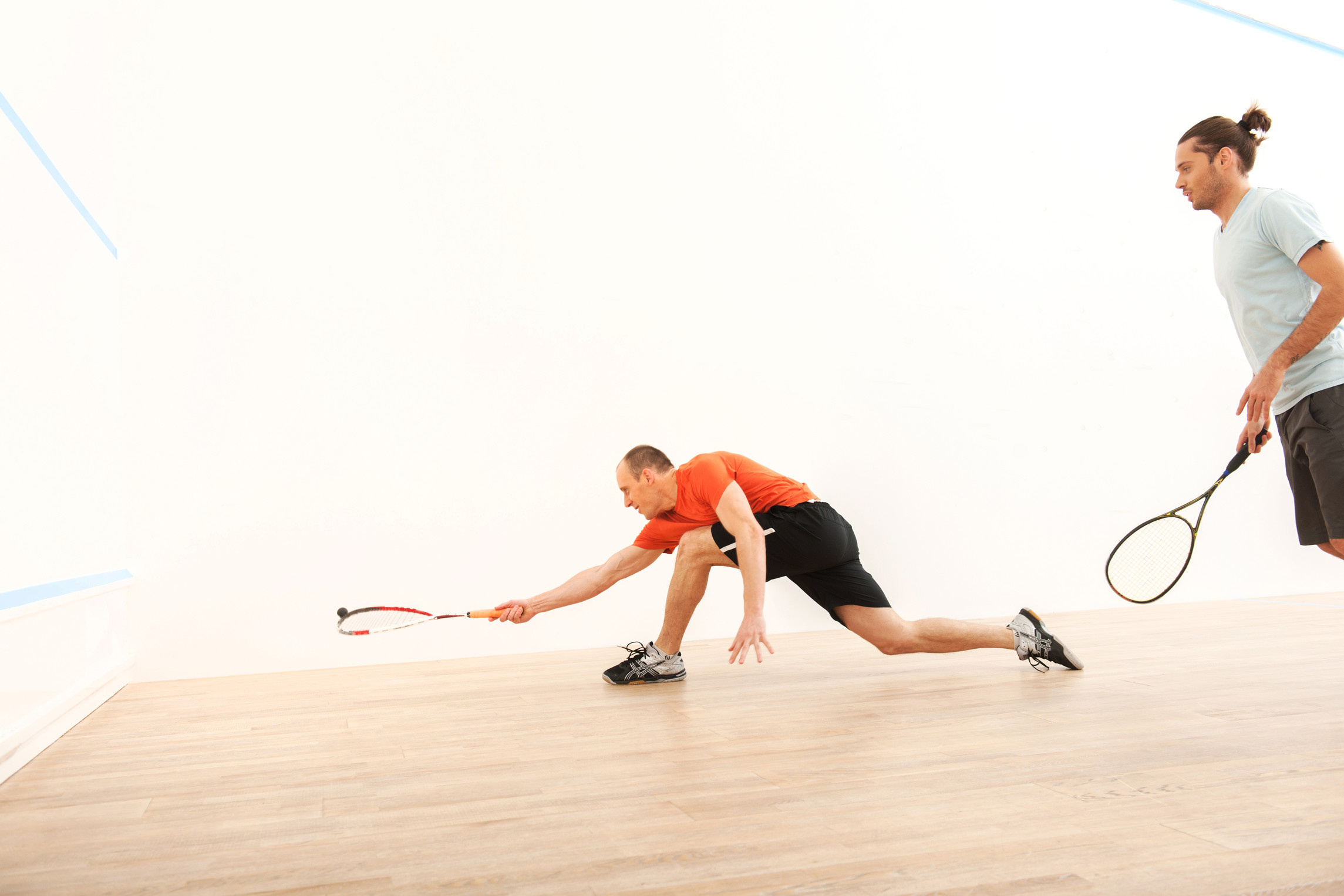 Squash (Sport): Indoor racquet sport played in a four-walled court with a small rubber ball. 2290x1530 HD Background.