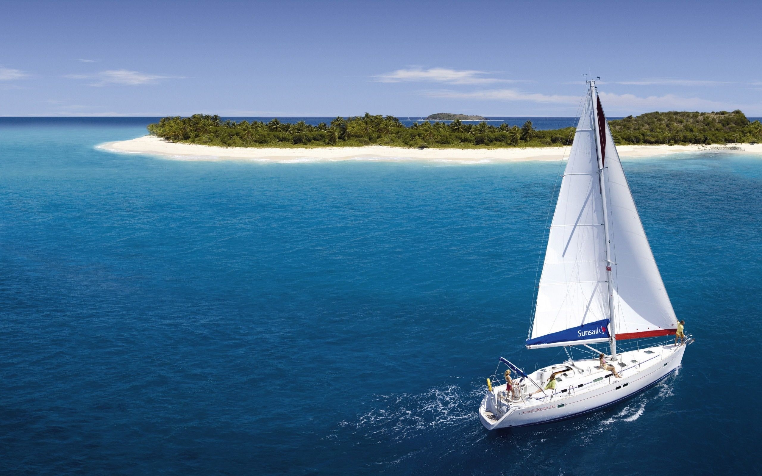 Sailing, Desktop wallpapers, Inspiring backgrounds, Serenity at sea, 2560x1600 HD Desktop