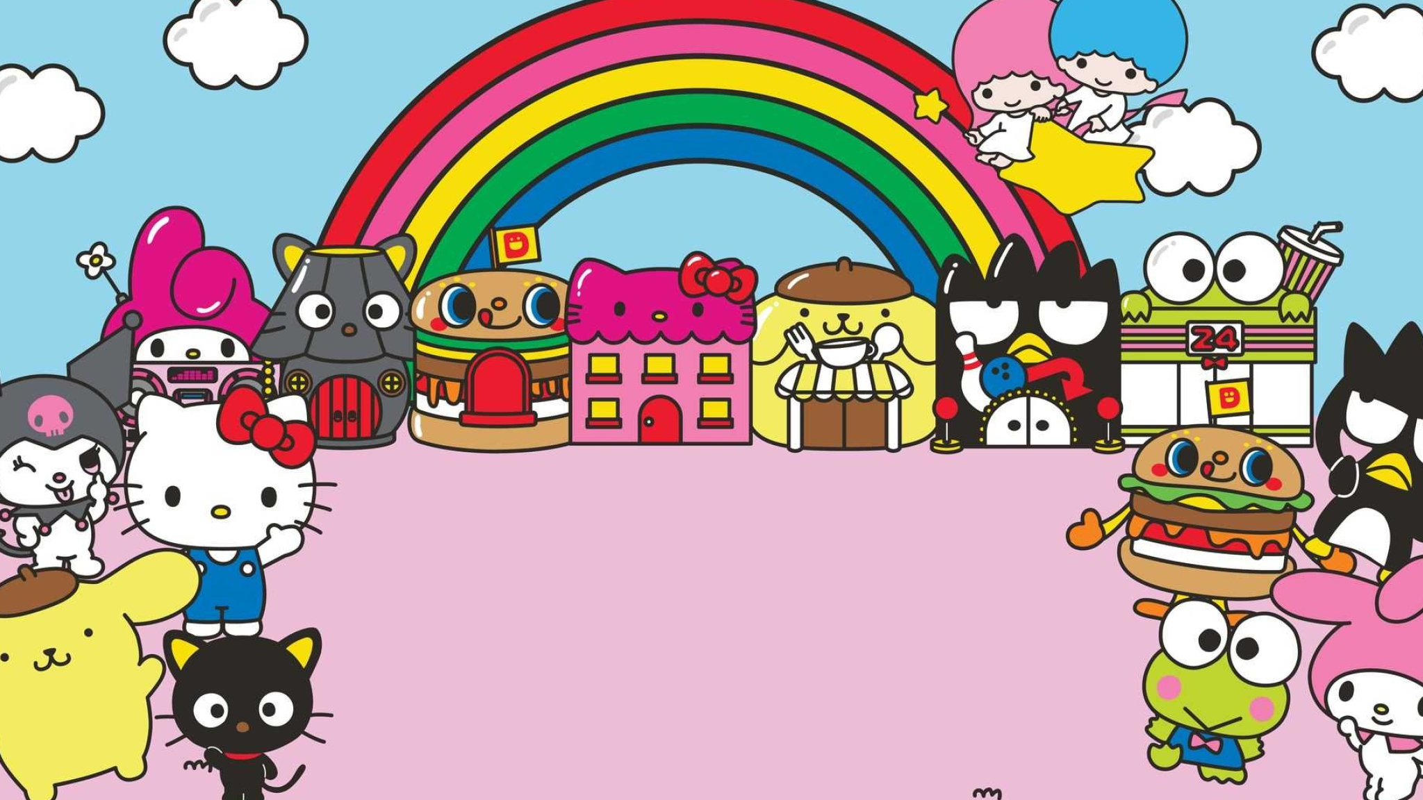 Hello Kitty: Sanrio maintains that the character is a girl and not a cat. 2050x1160 HD Wallpaper.