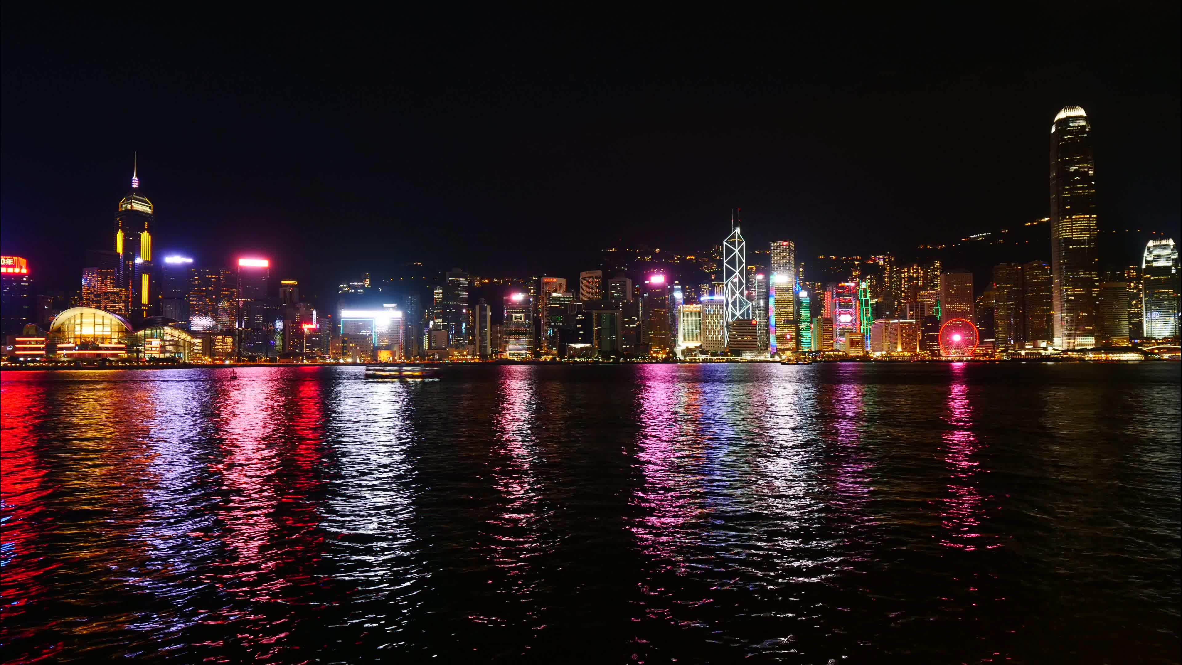 Hong Kong Skyline, Architectural beauty, Urban charm, Stunning cityscape, 3840x2160 4K Desktop