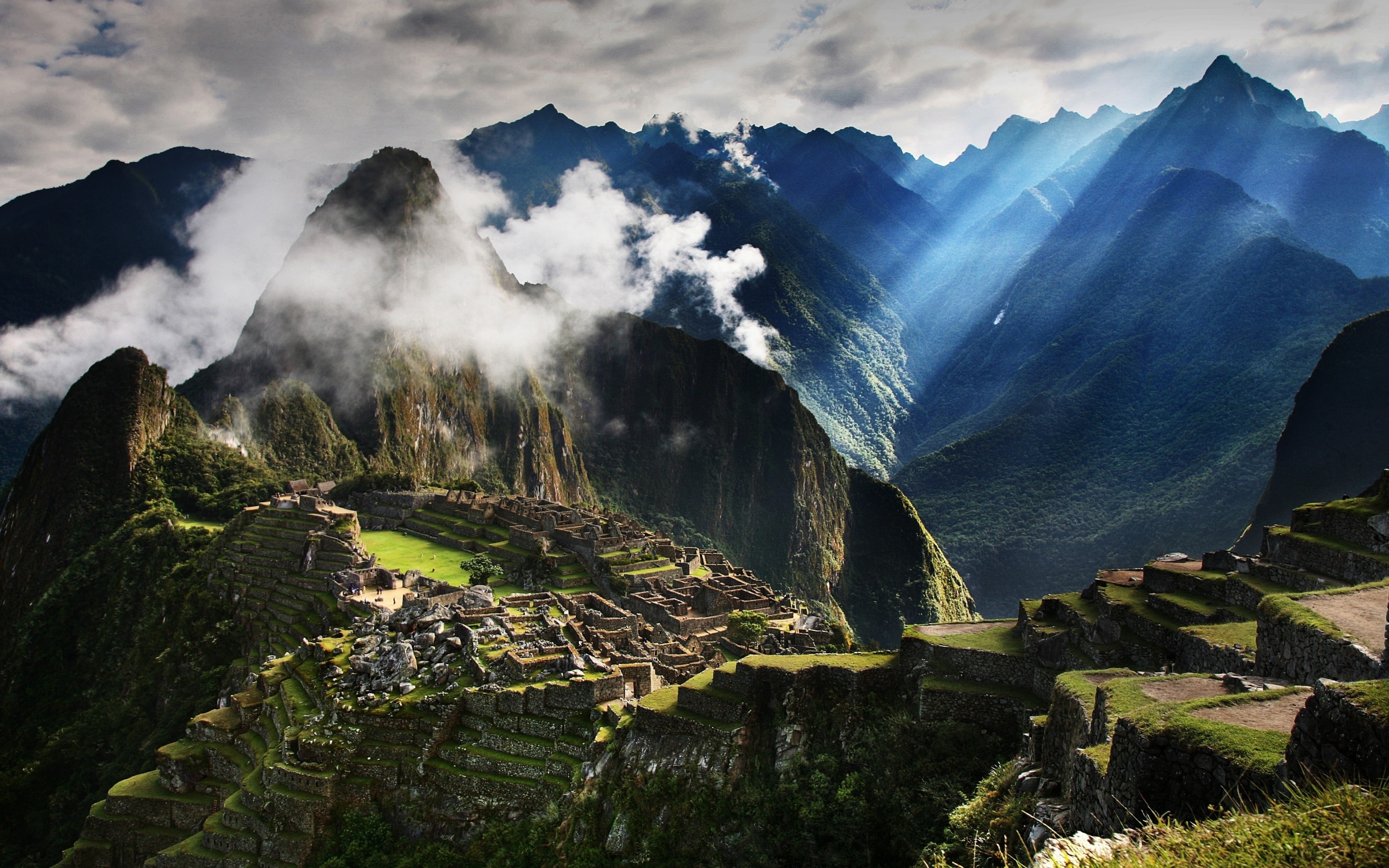 Machu Picchu, Mountain scenery, Ancient settlement, High-quality, 2880x1800 HD Desktop
