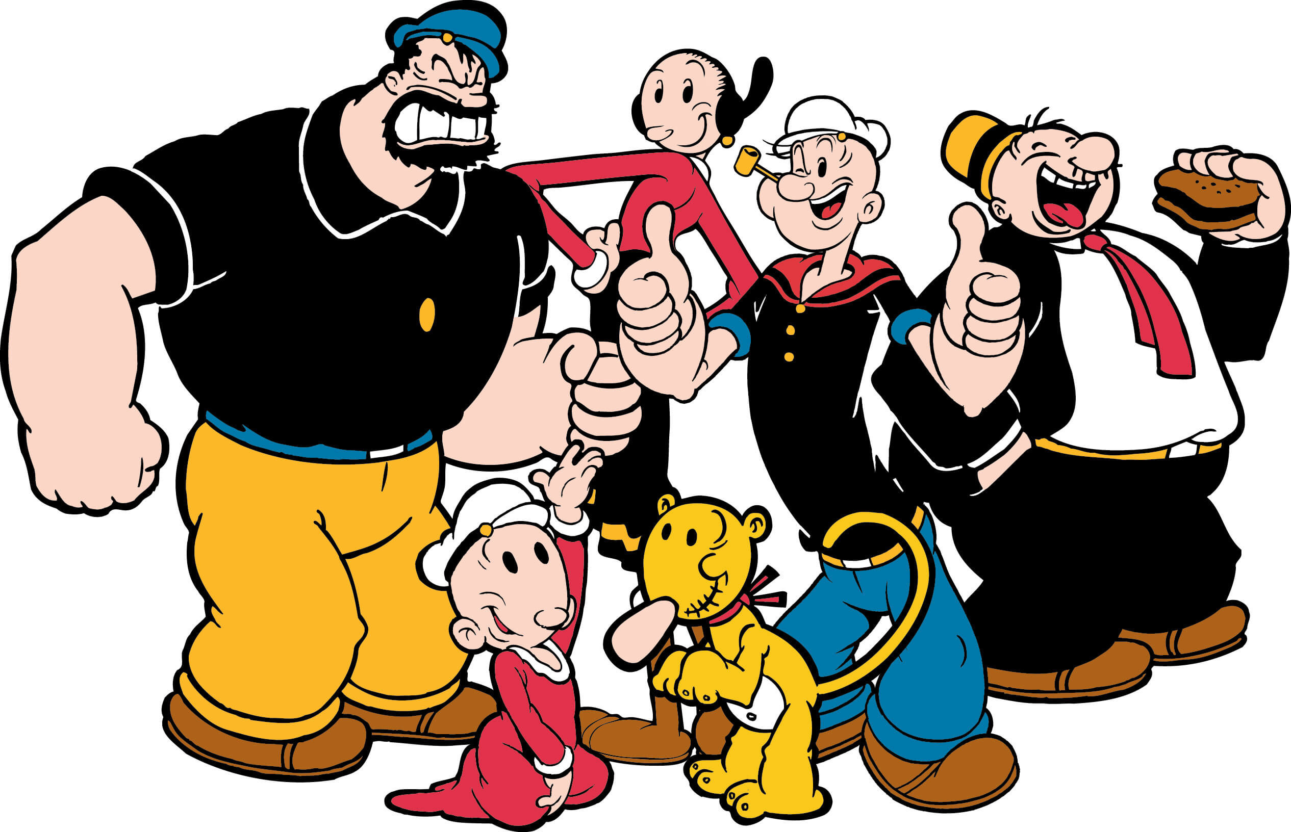 Popeye the Sailor, Fred & Ginger collaboration, Licensing international, Animated franchise, 2540x1640 HD Desktop