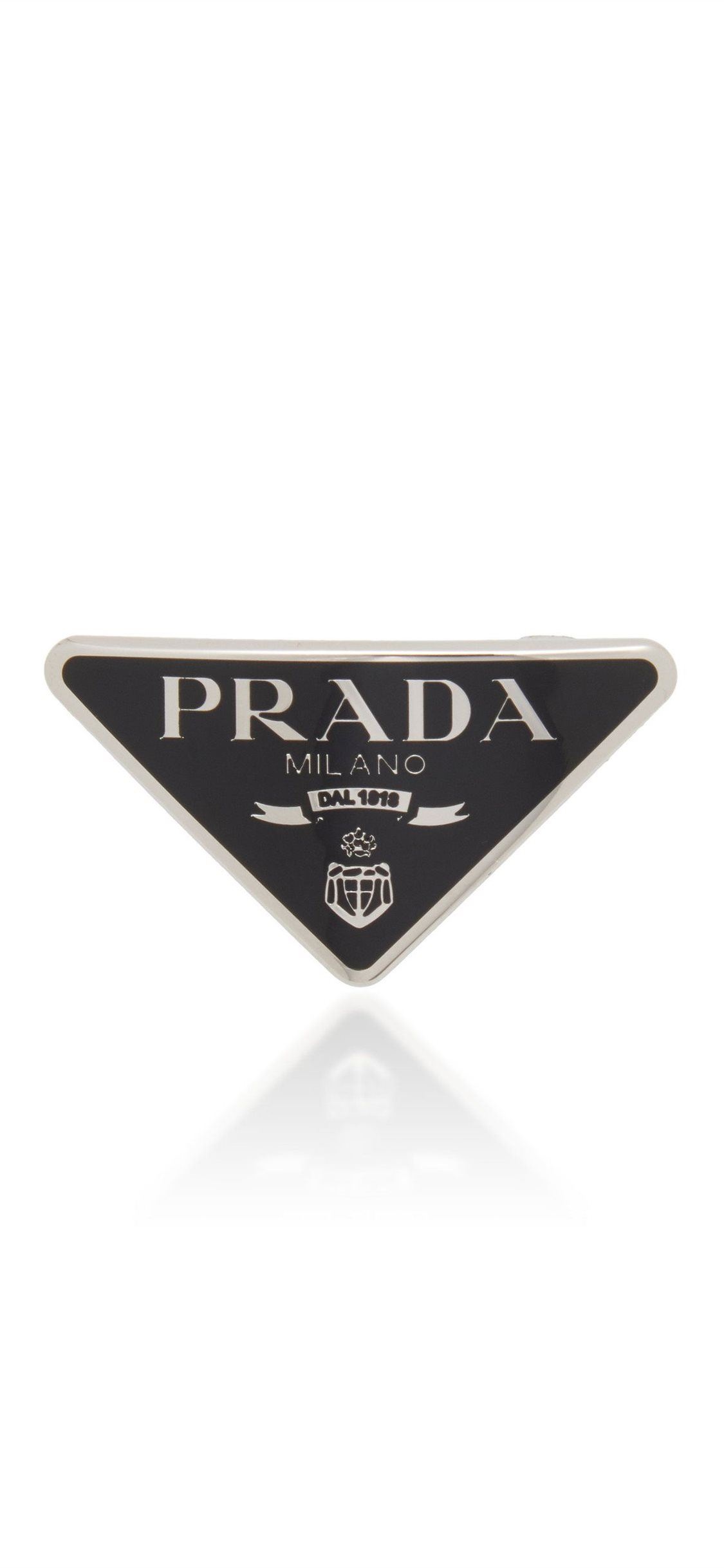 Prada: The family business, Manufacture and distribution of luxury goods, Logo. 1130x2440 HD Background.