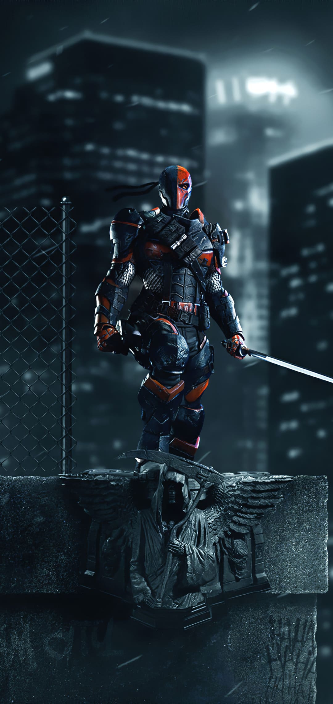 Deathstroke, Mobile wallpapers, Cool and edgy, 1080x2280 HD Phone