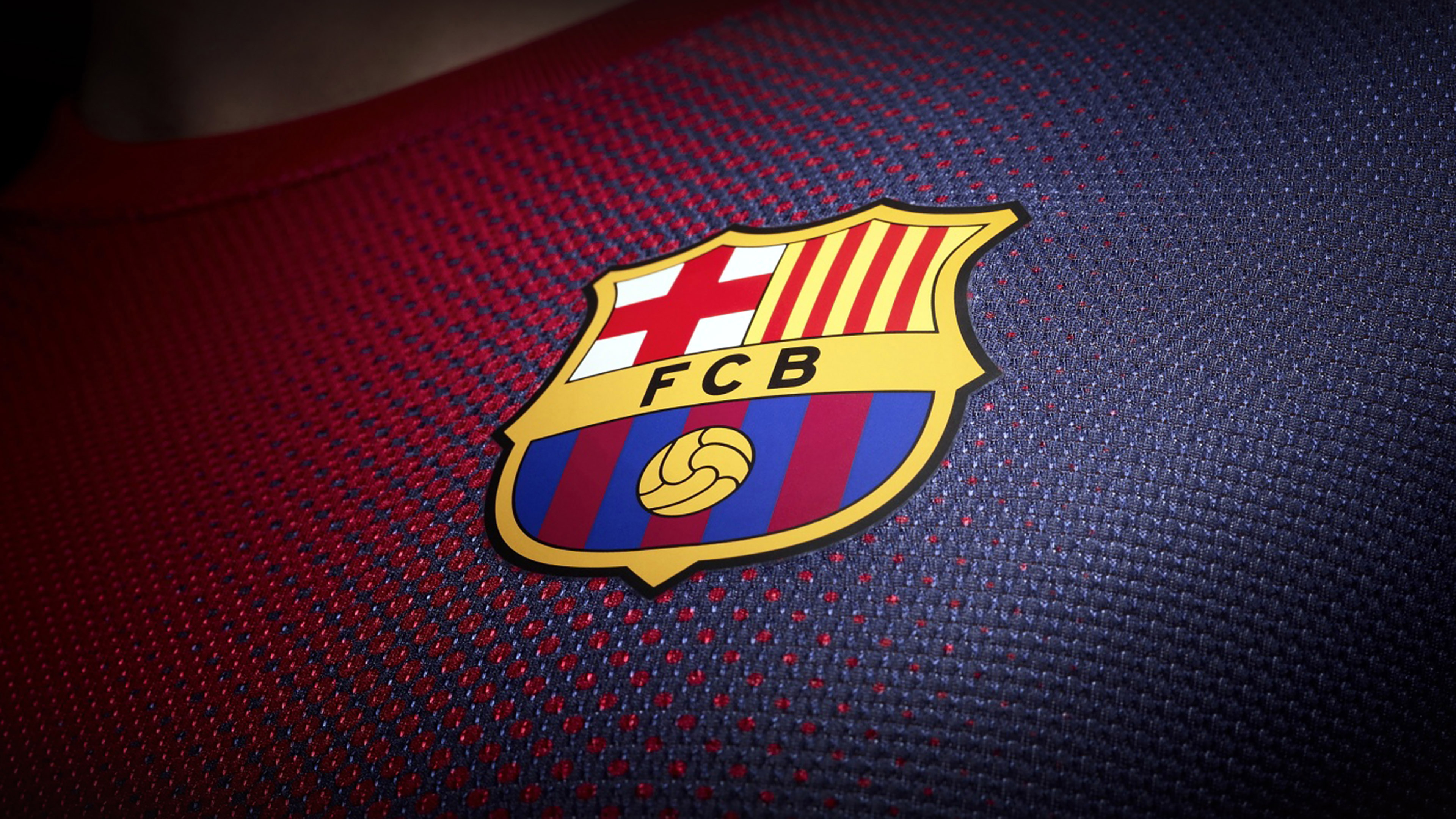 Barcelona logo emblem, Sports design, 3840x2160 4K Desktop