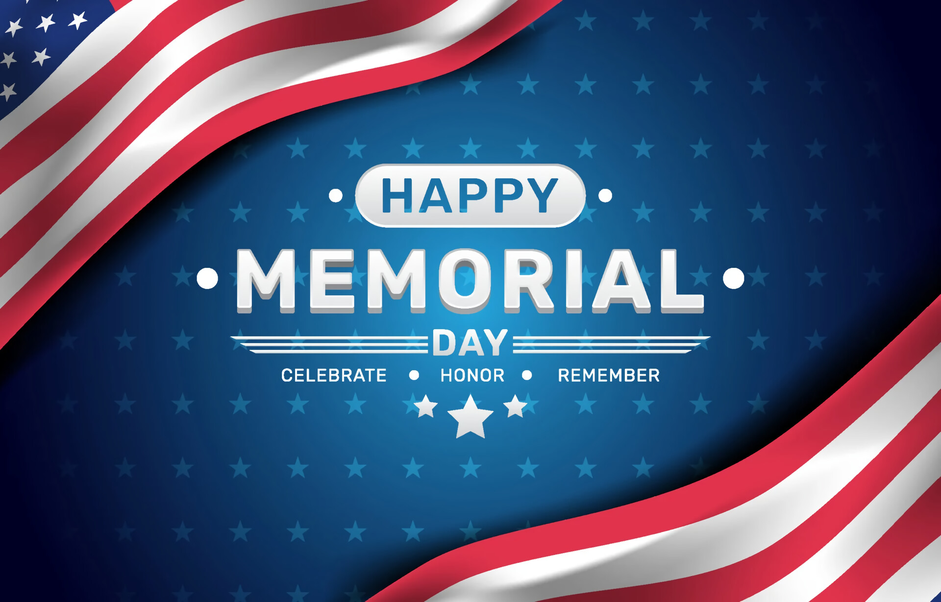 Memorial Day: Celebration, Honor, Remembrance, Flag of the United States. 1920x1230 HD Background.